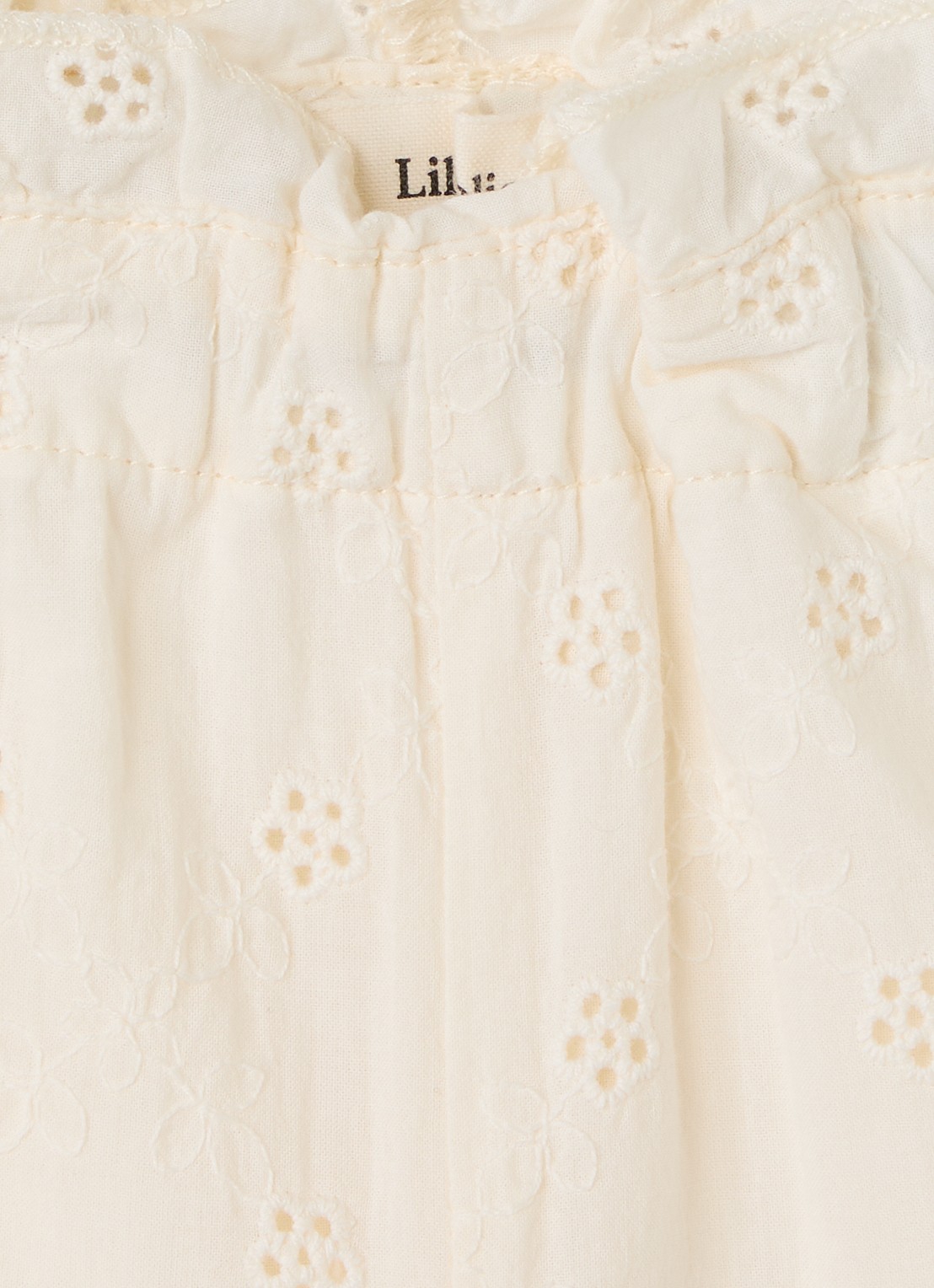 Lil 'Atelier NBFHosa korte broek met broderie - detail 3 ivoor