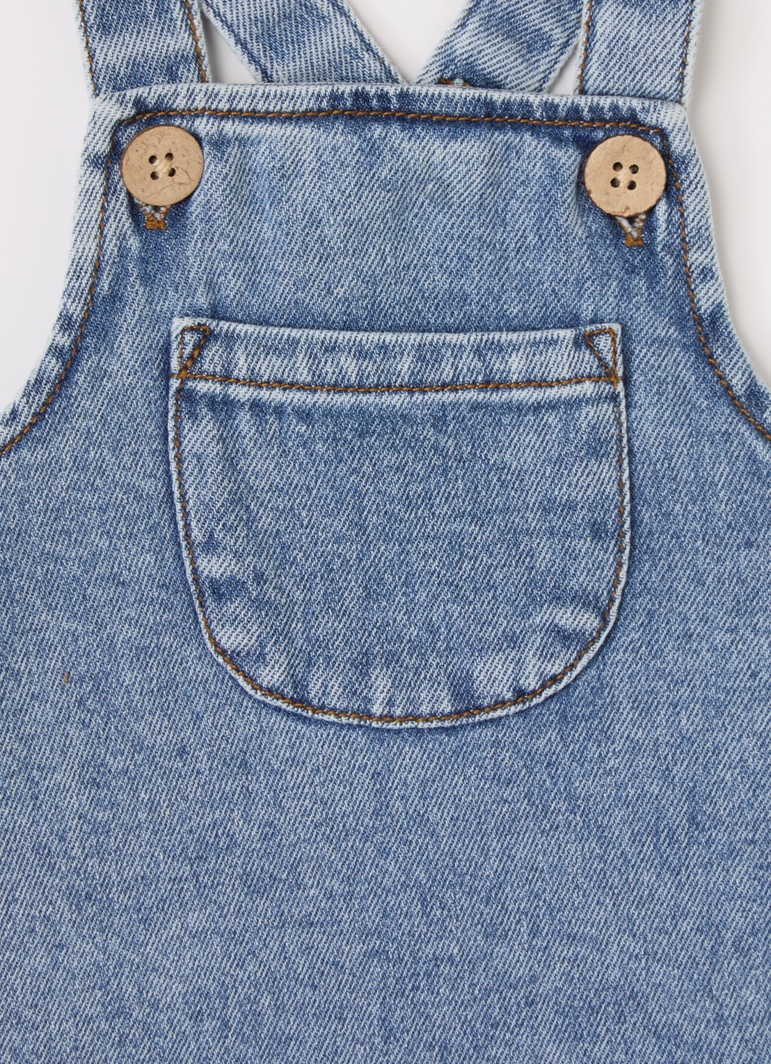 Lil 'Atelier NBFKarole denim jurk - detail 3 indigo