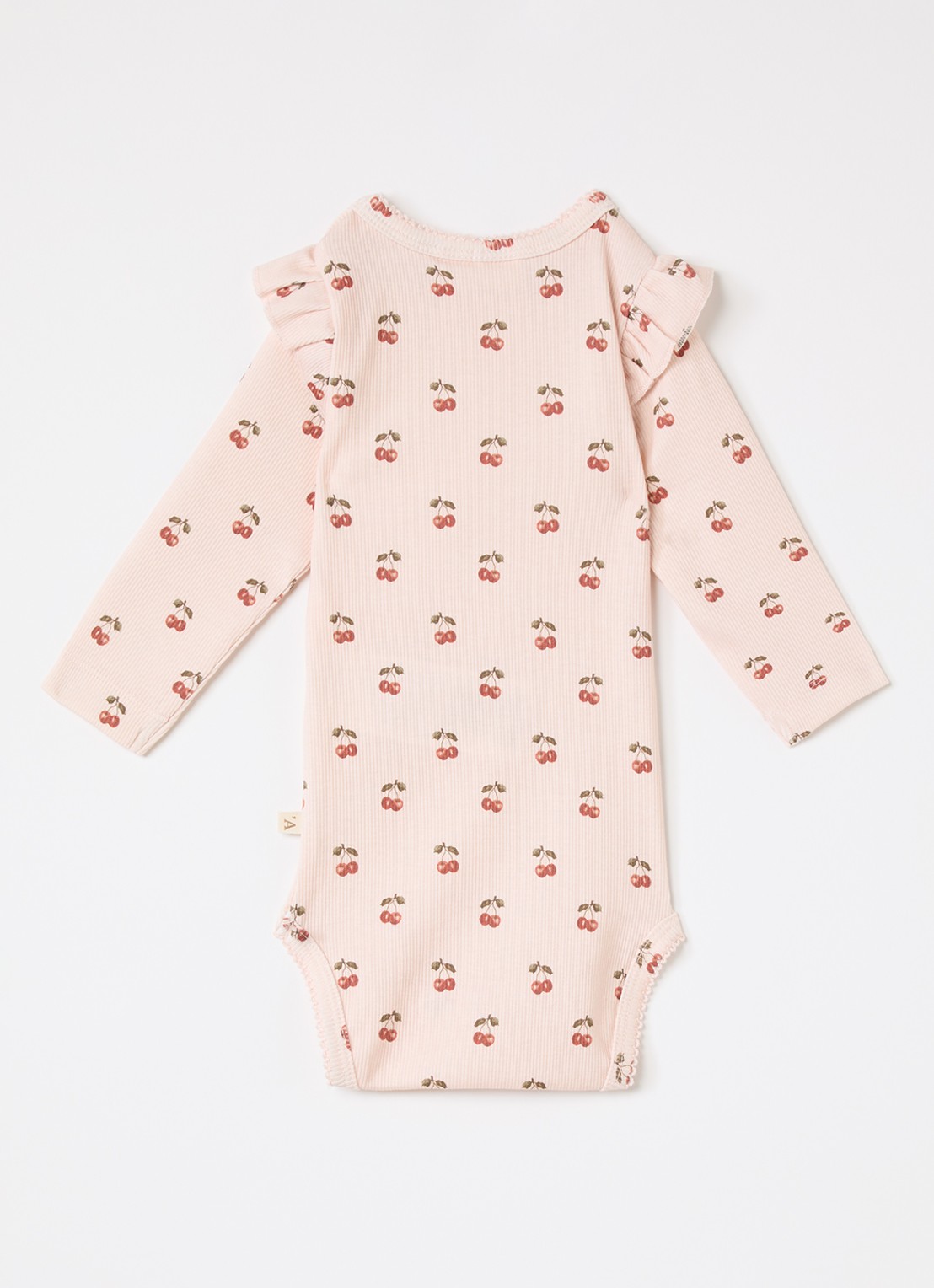 Lil 'Atelier NBFLavo ribgebreide romper  - voorkant 2 lichtroze