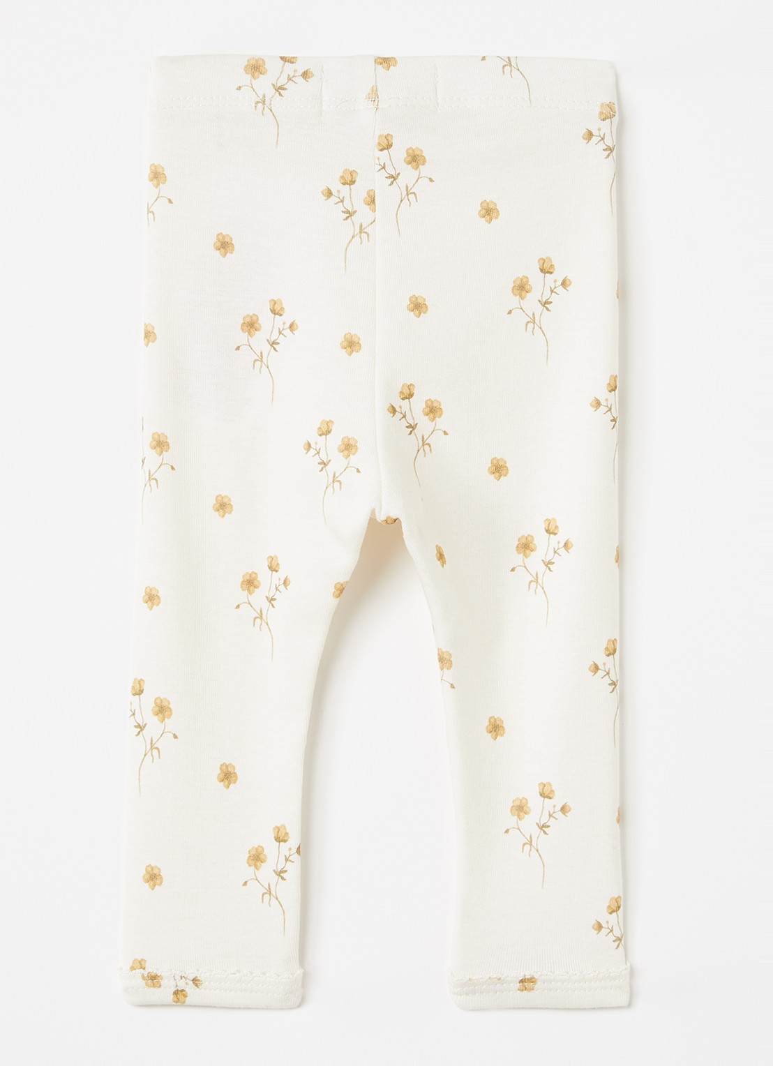 Lil 'Atelier NBFLayo legging met print - voorkant 2 gebroken wit