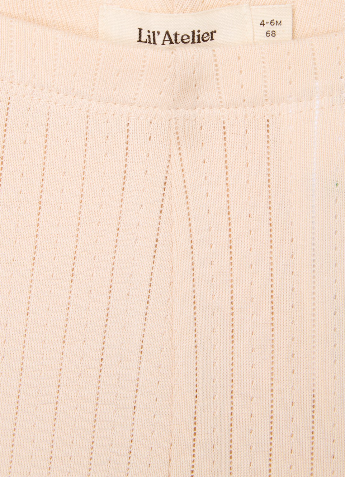 Lil 'Atelier NBFRachel legging in  katoenblend - detail lichtroze