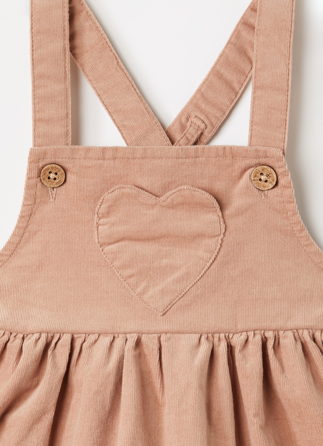 Lil 'Atelier NBFSomba jurk met borstzak - detail lichtbruin