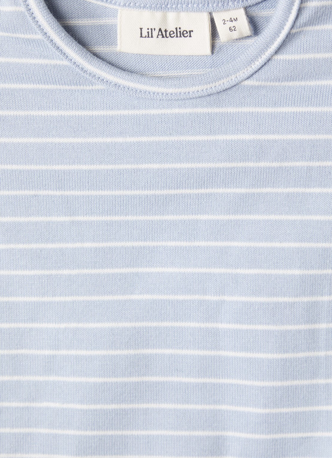 Lil 'Atelier NBMBaja longsleeve met streepprint - detail 3 blauw