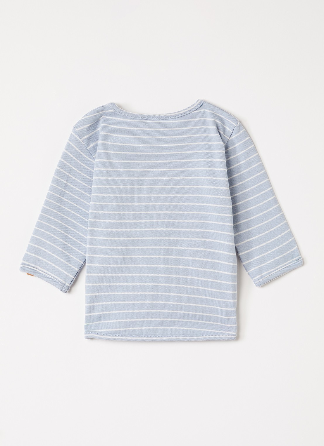 Lil 'Atelier NBMBaja longsleeve met streepprint - voorkant 2 blauw