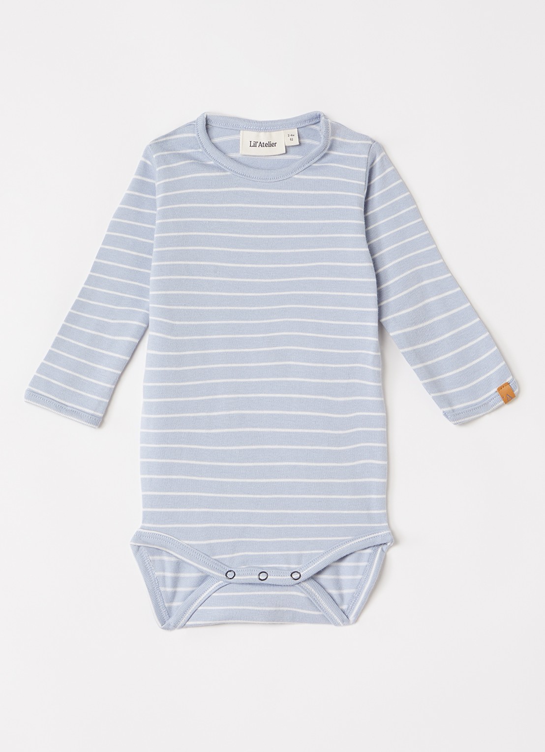 Lil 'Atelier NBMBaja romper met streepprint - voorkant blauw