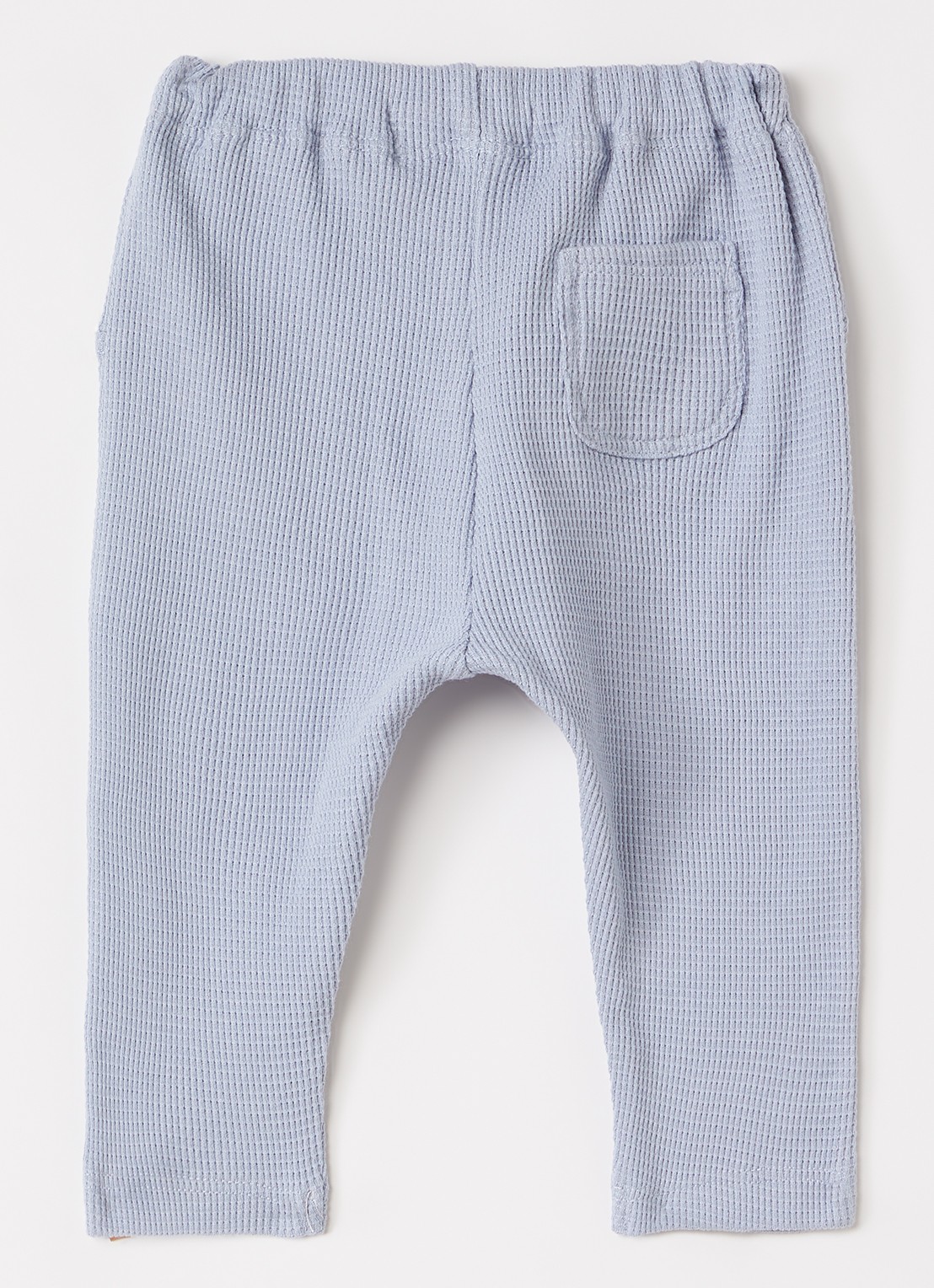 Lil 'Atelier NBMBalto loose fit broek met structuur - voorkant 2 blauwgrijs
