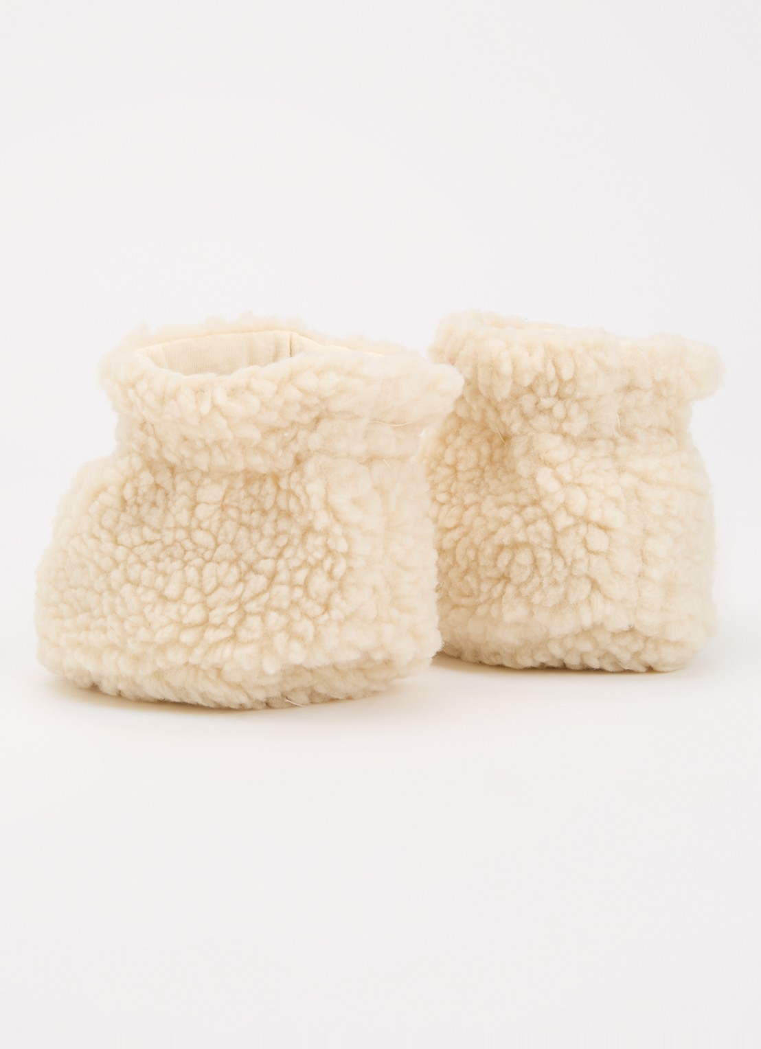 Lil 'Atelier NBMDanco babyslofje van teddy - achterkant grijs