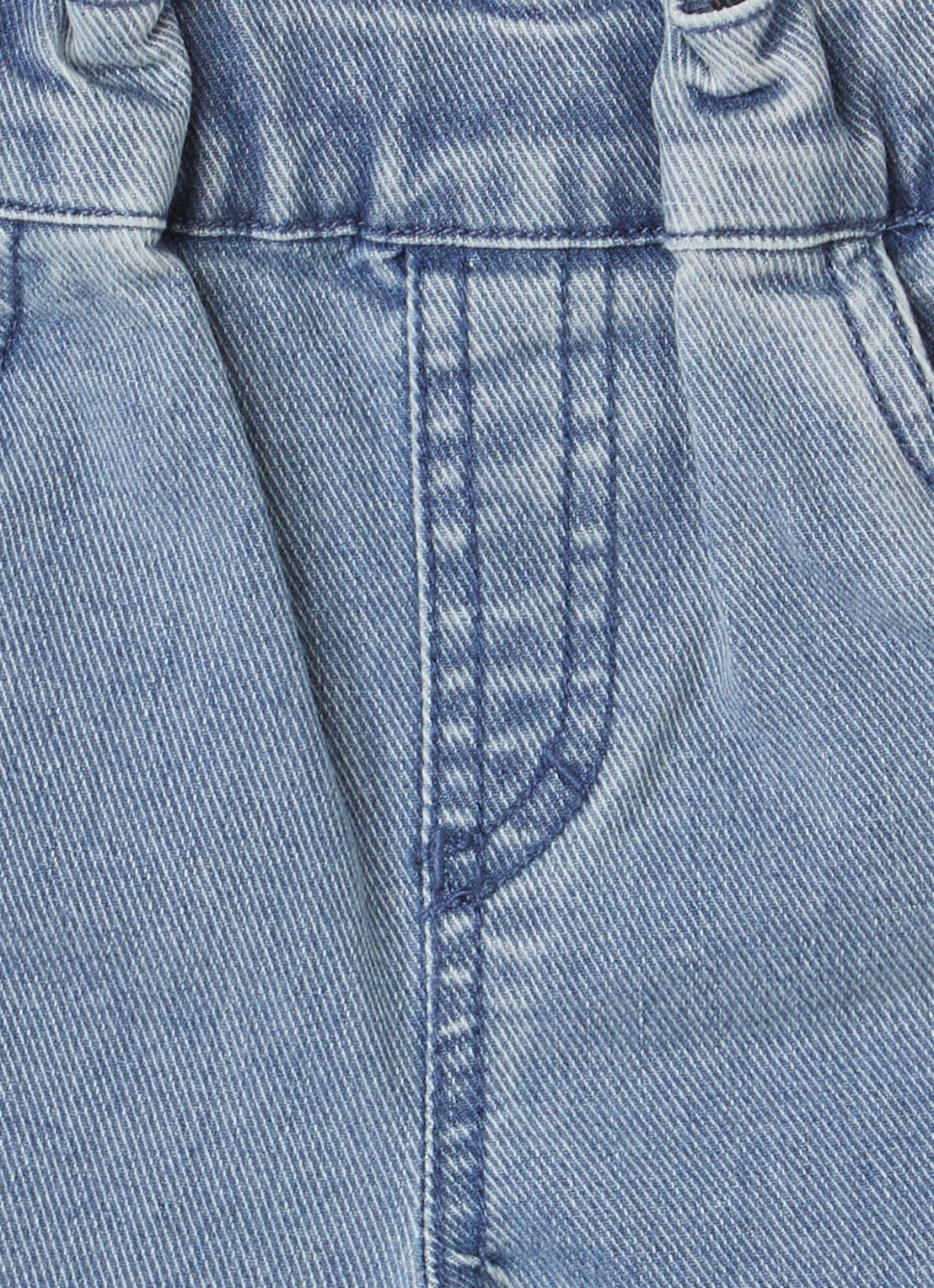 Lil 'Atelier NBMDeva straight leg jeans - detail indigo
