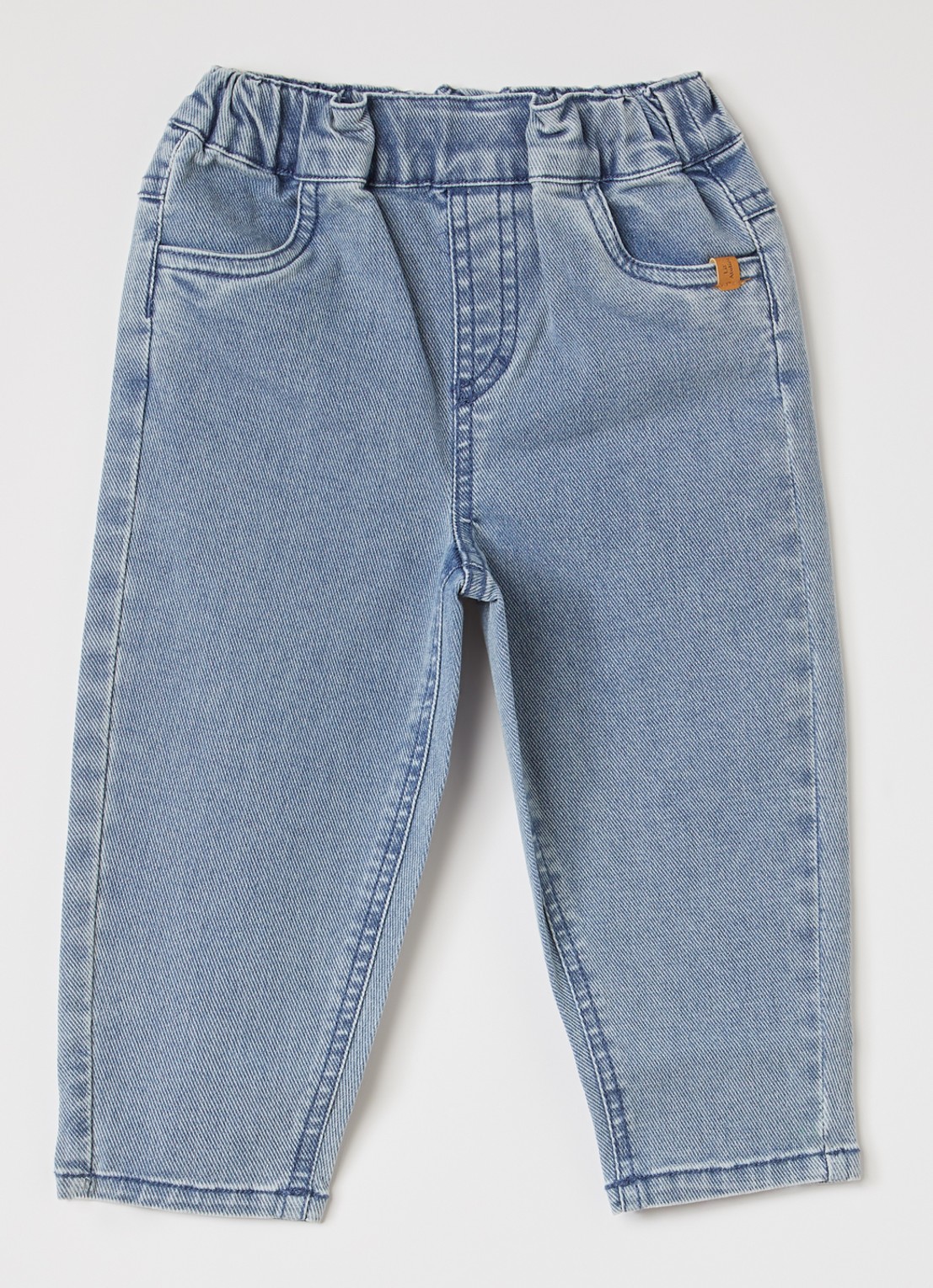 Lil 'Atelier NBMDeva straight leg jeans - voorkant 2 indigo