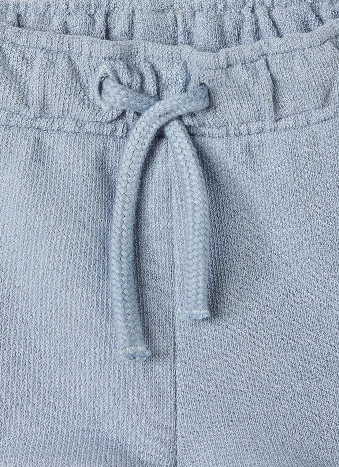 Lil 'Atelier NBMDias loose fit korte broek - detail blauwgrijs