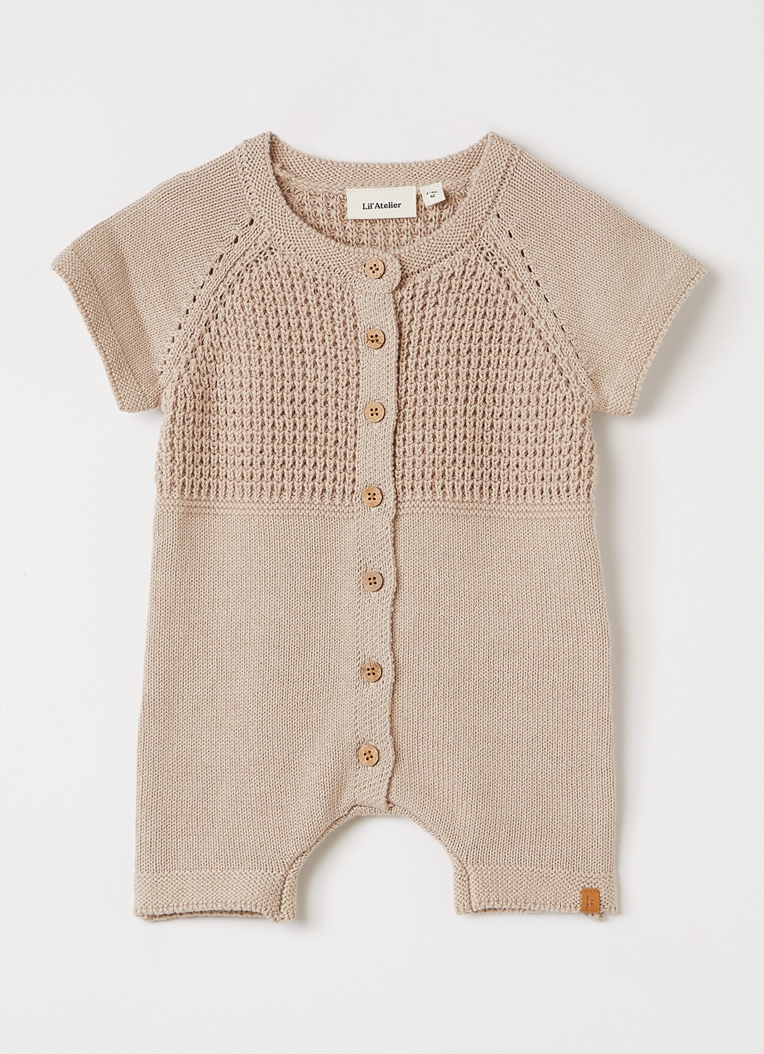 Lil 'Atelier NBMFifer babypak - voorkant beige
