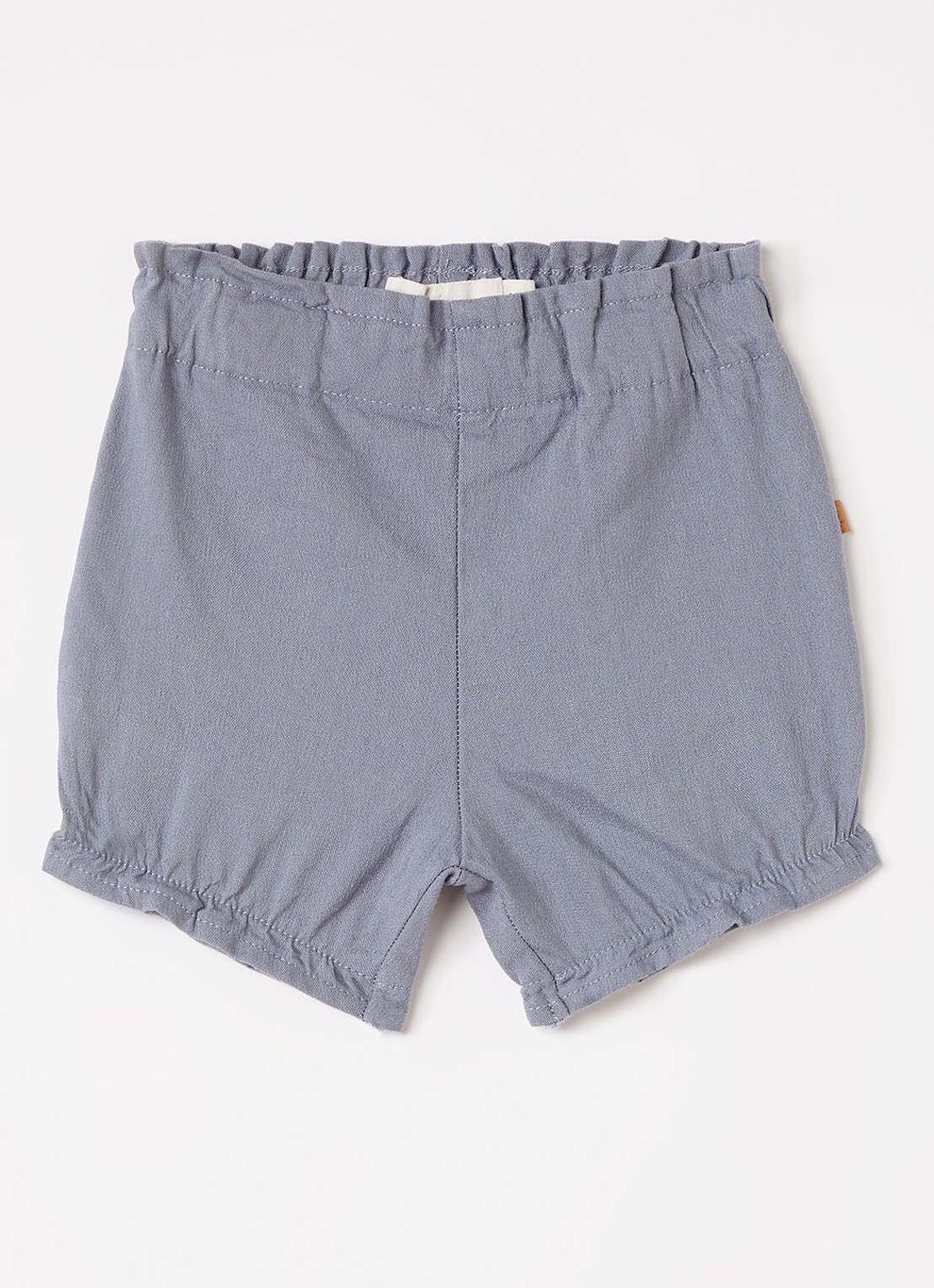 Lil 'Atelier NBMFredrik loose fit korte broek - voorkant 3 grijs