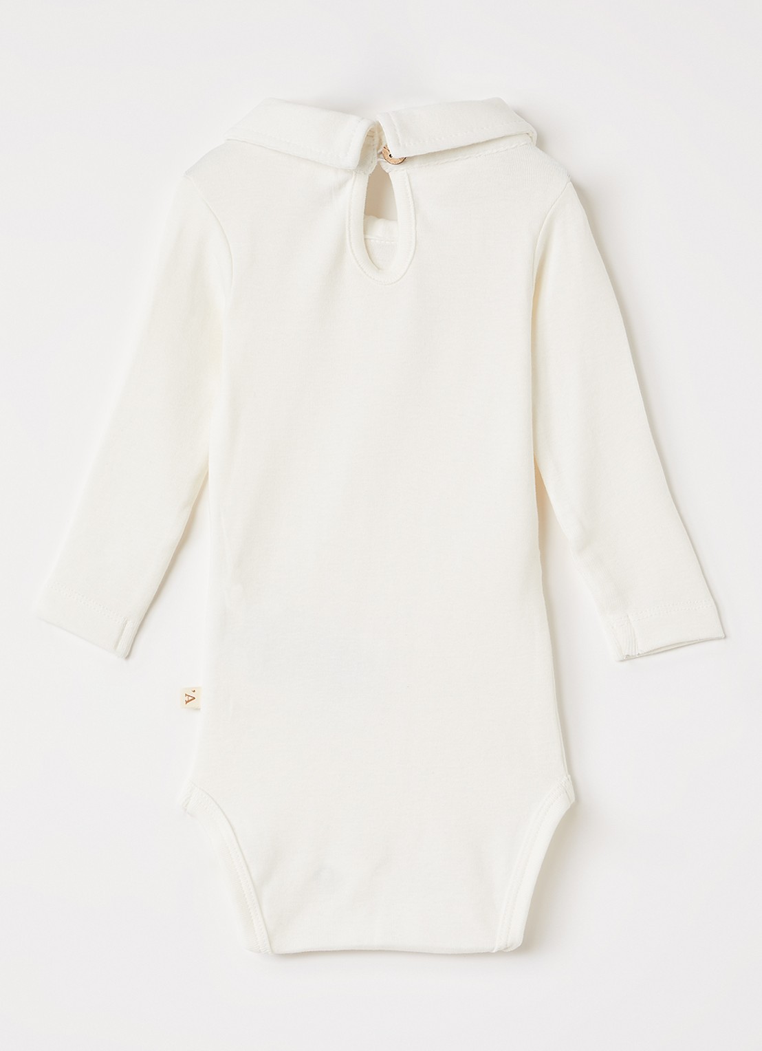 Lil 'Atelier NBMFundo romper met kraag - voorkant 2 gebroken wit