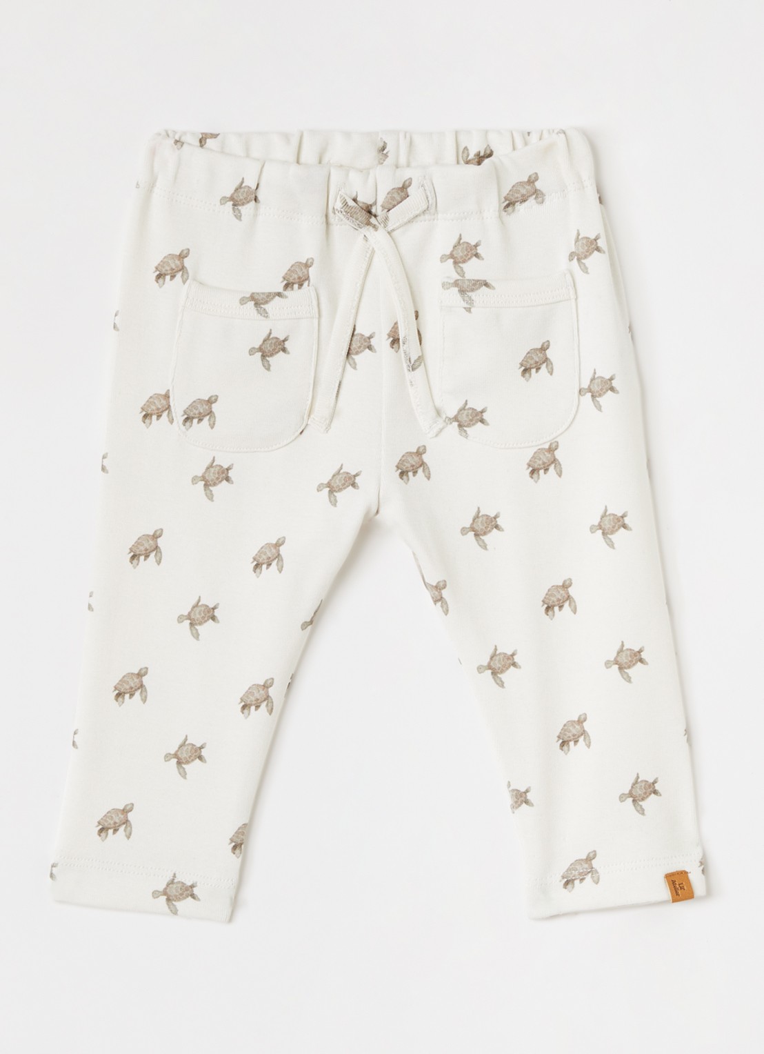 Lil 'Atelier NBMGayo legging met print - voorkant creme