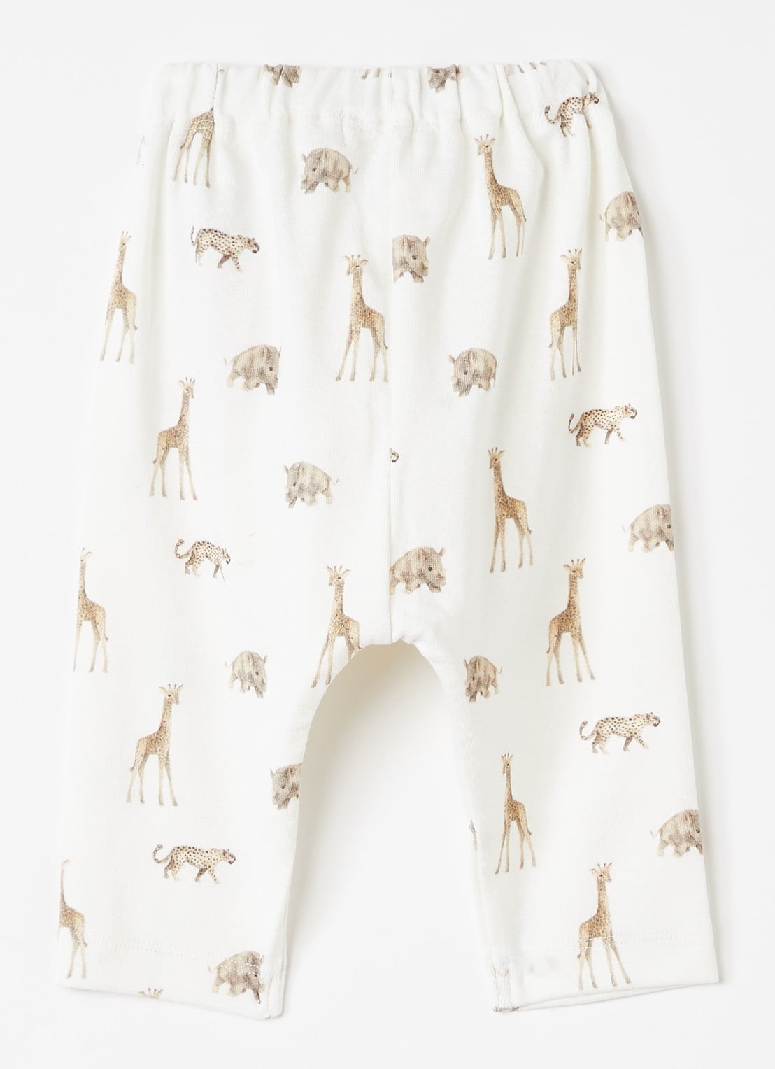 Lil 'Atelier NBMGayo legging met print - achterkant 5 gebroken wit
