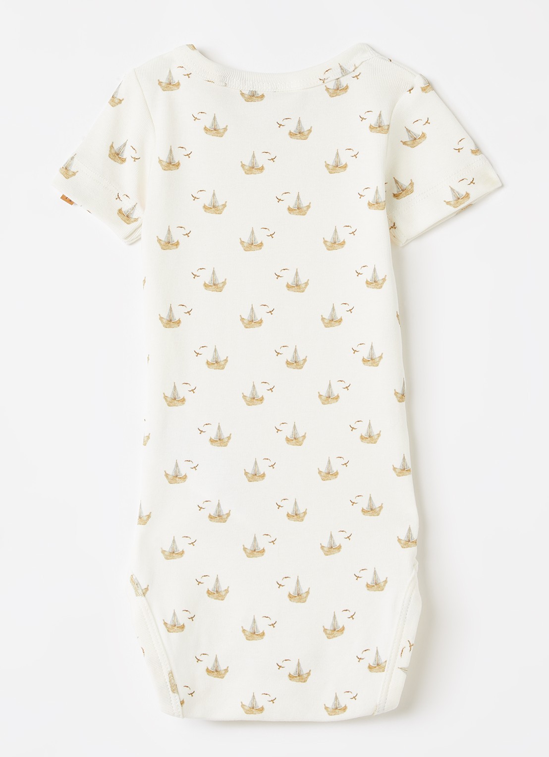 Lil 'Atelier NBMGayo romper met print - voorkant 2 gebroken wit