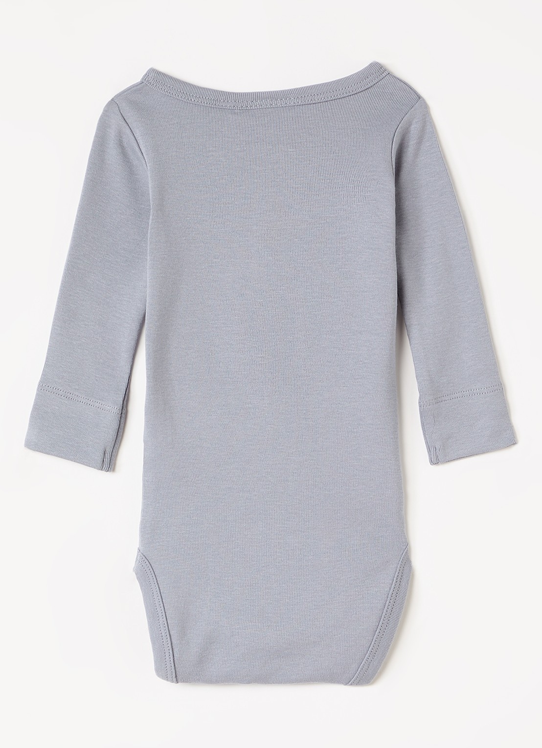 Lil 'Atelier NBMGeo Lom romper met ronde hals - voorkant 2 staalblauw