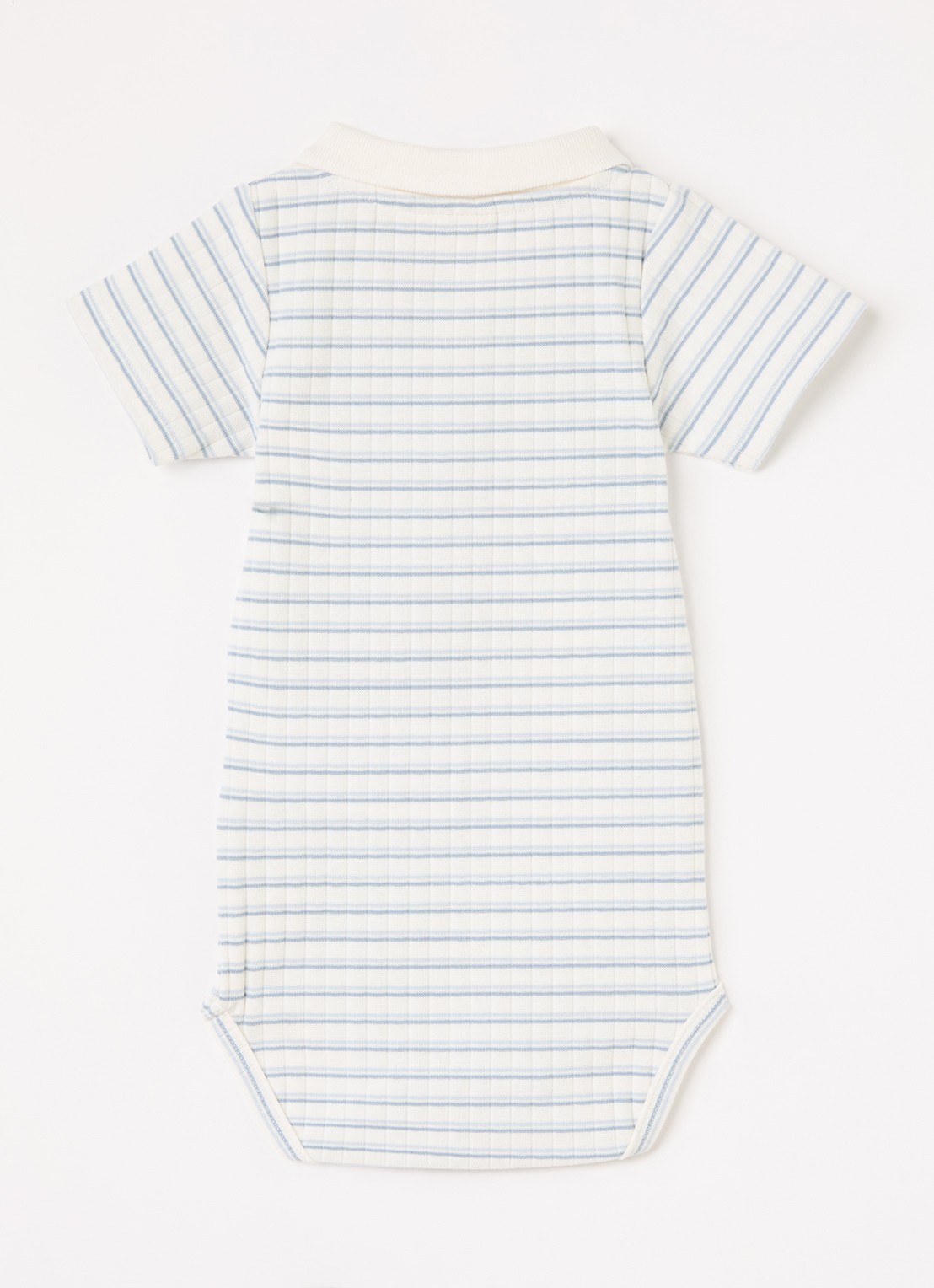 Lil 'Atelier NBMHaldur romper met streepprint - voorkant 2 blauw