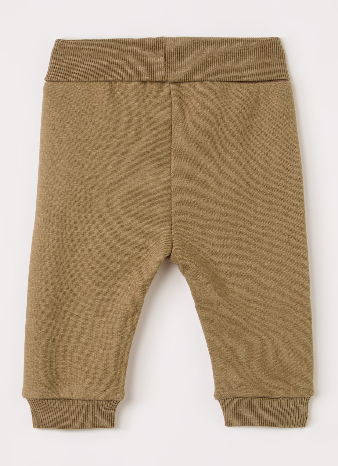 Lil 'Atelier NBMILondon straight fit broek - voorkant 2 khaki