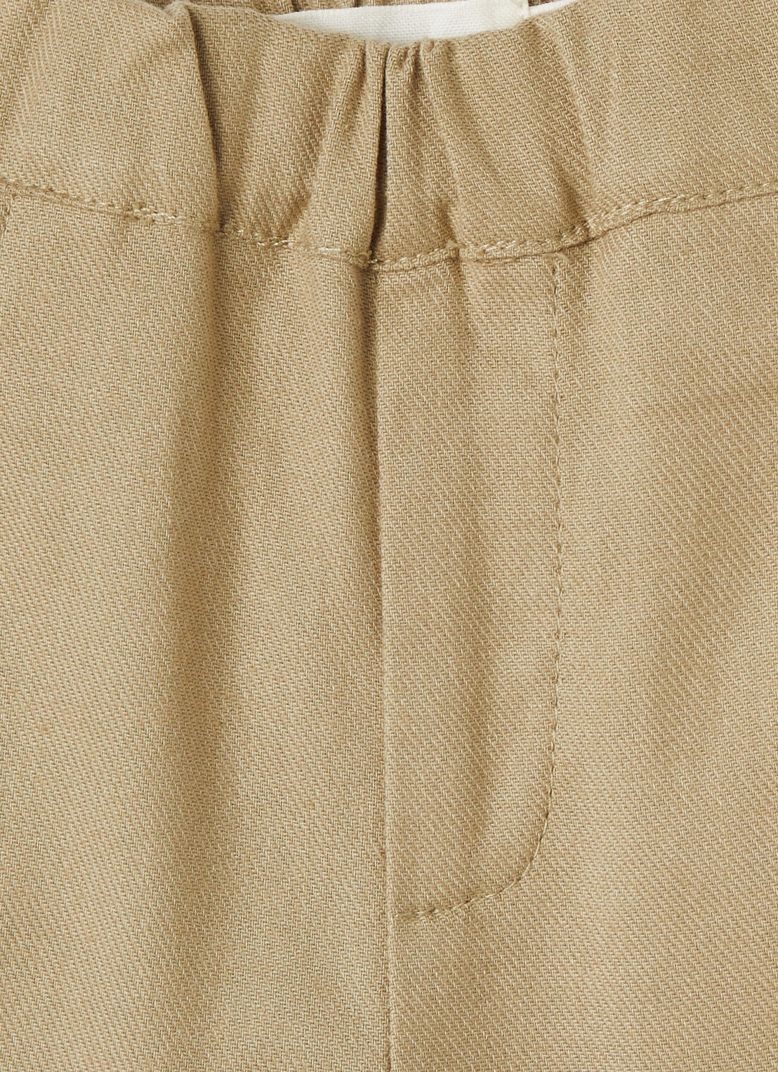Lil 'Atelier NBMKoa straight fit chino - detail khaki