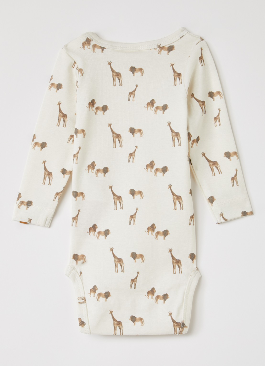 Lil 'Atelier NBMLayo romper met print - voorkant 2 gebroken wit