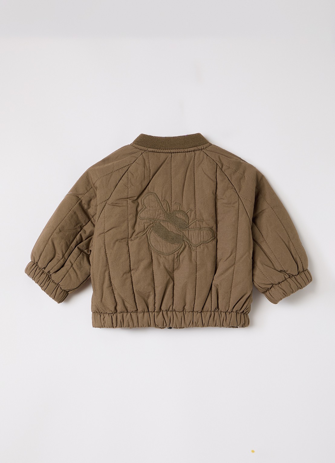 Lil 'Atelier NBMLio gewatteerd bomberjack - achterkant 3 bruin