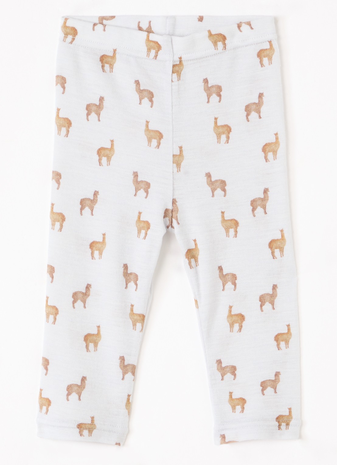 Lil 'Atelier NBMNoel legging van merino wol - voorkant 3 lichtblauw