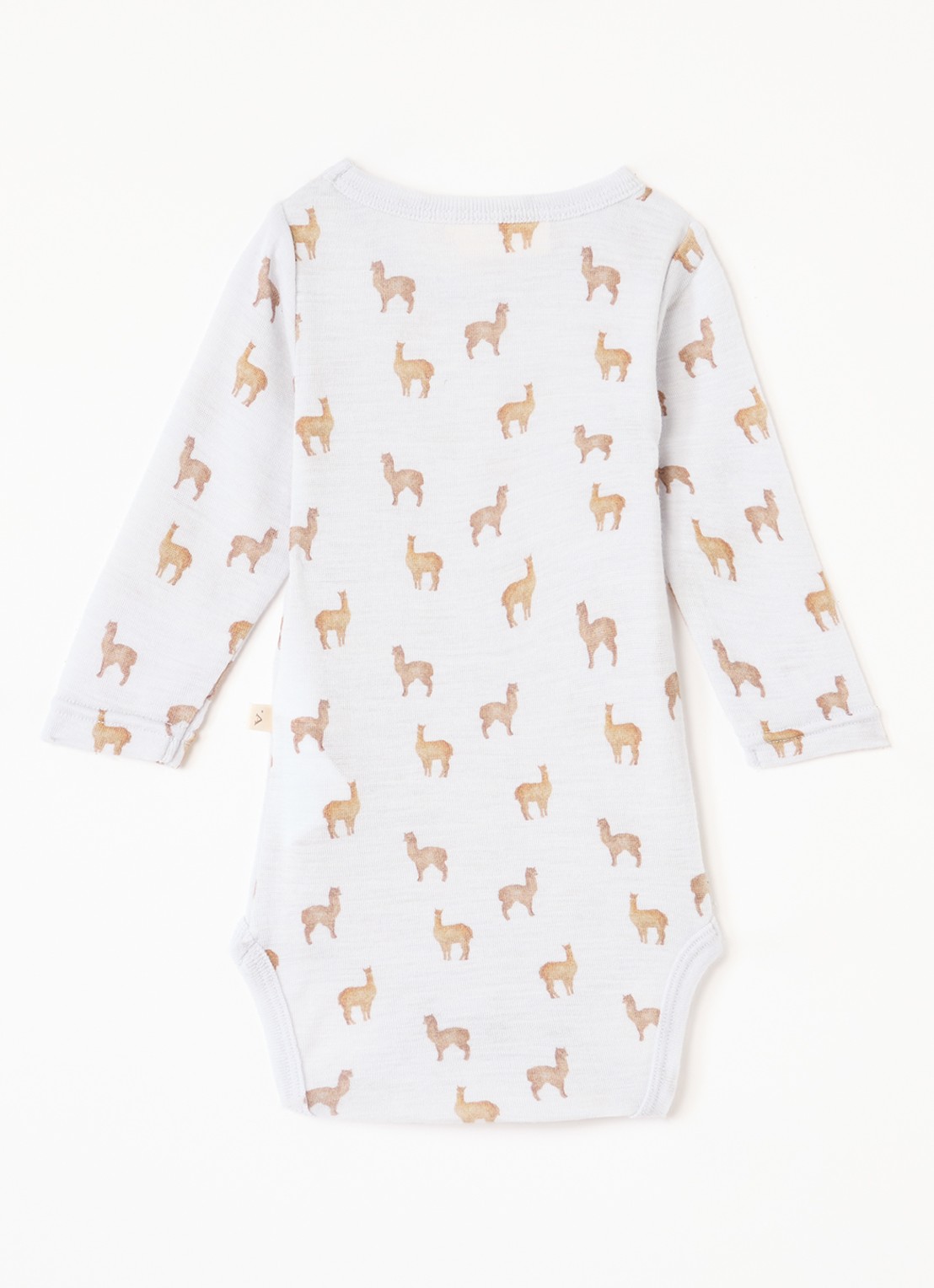 Lil 'Atelier NBMNoel romper van wol  - voorkant 2 lichtblauw