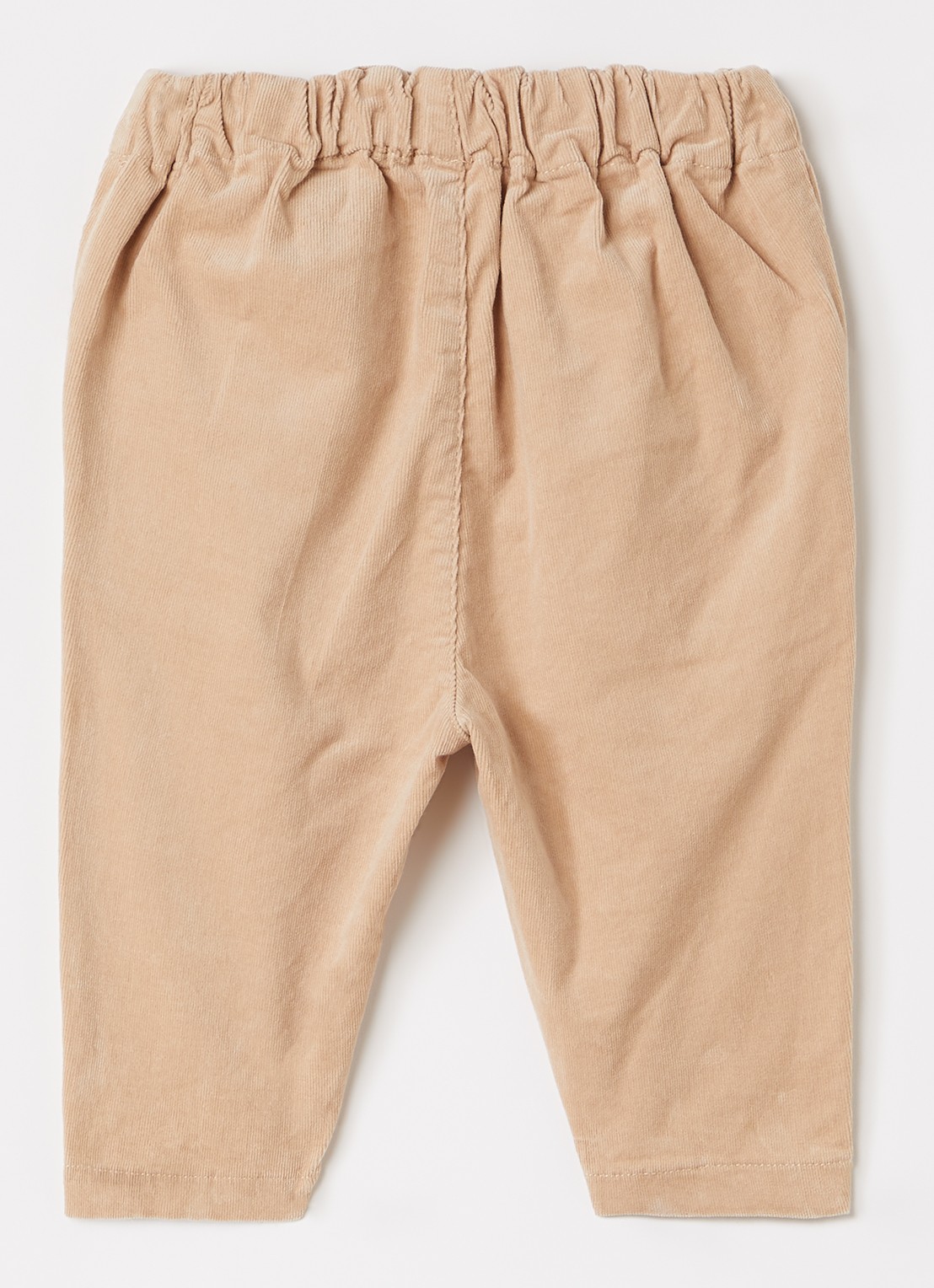Lil 'Atelier NBMSomba loose fit broek met steekzakken - voorkant 2 beige