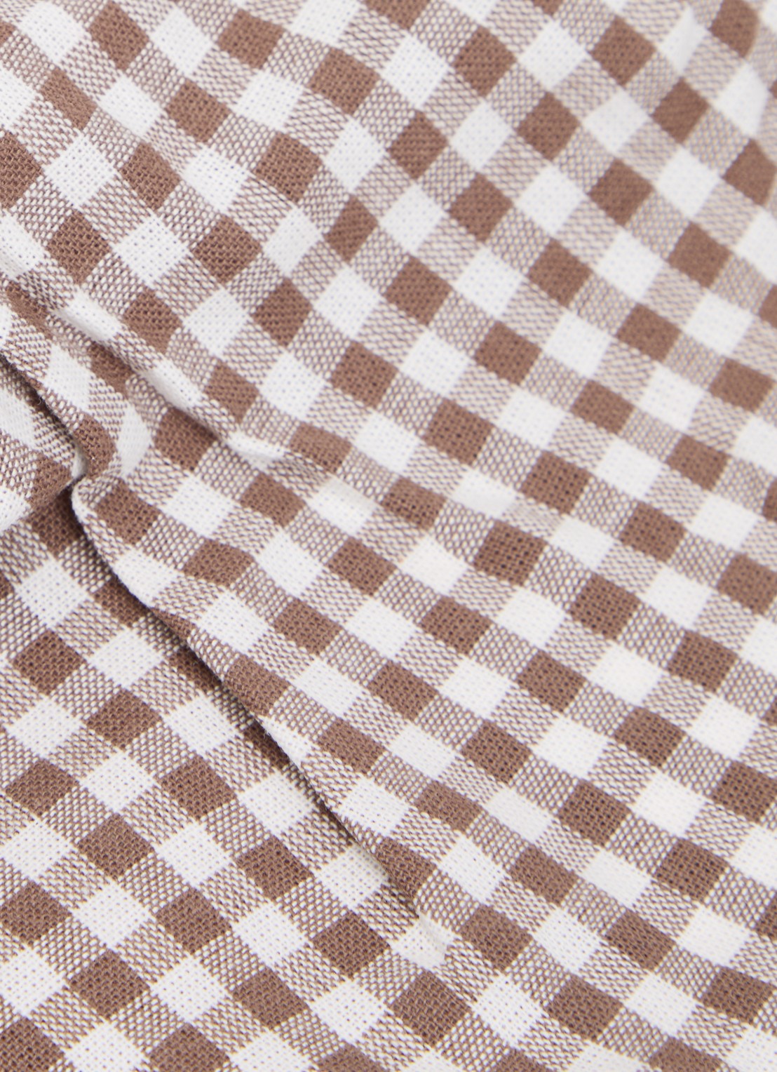 Lil 'Atelier NBMTallula Bib sjaal met ruitdessin - detail lichtbruin
