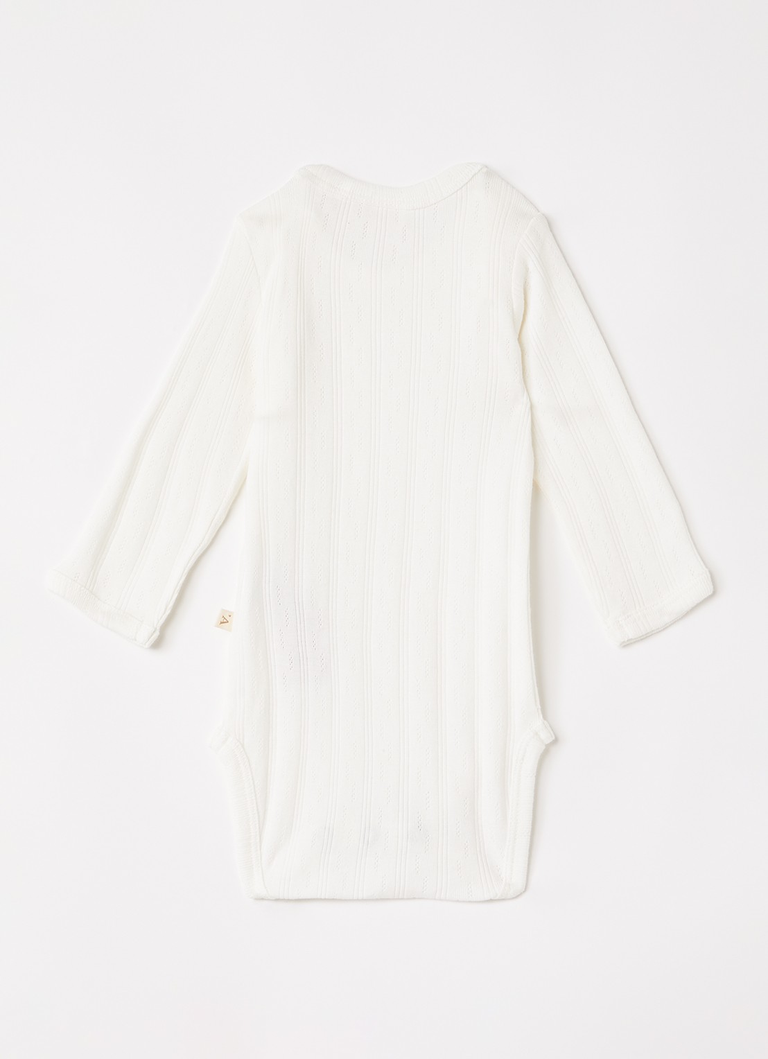 Lil 'Atelier NBNBob romper met stretch - voorkant 2 gebroken wit