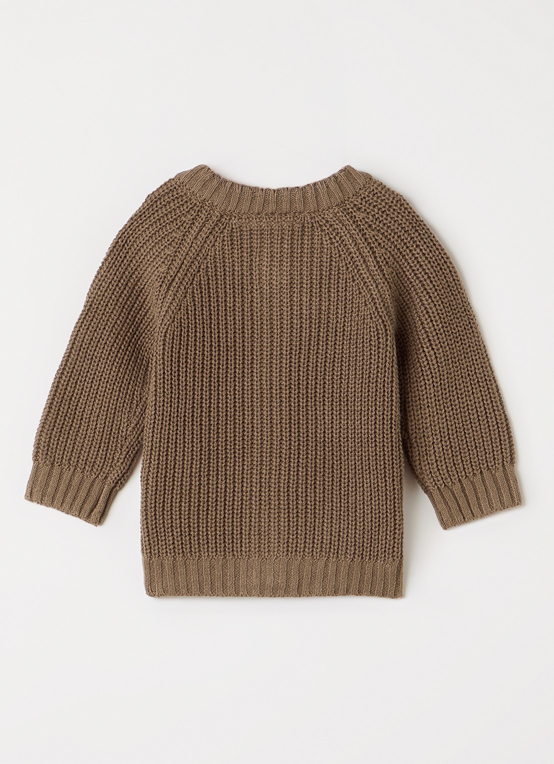 Lil 'Atelier NBNEmlen ribgebreid vest - achterkant 3 zand