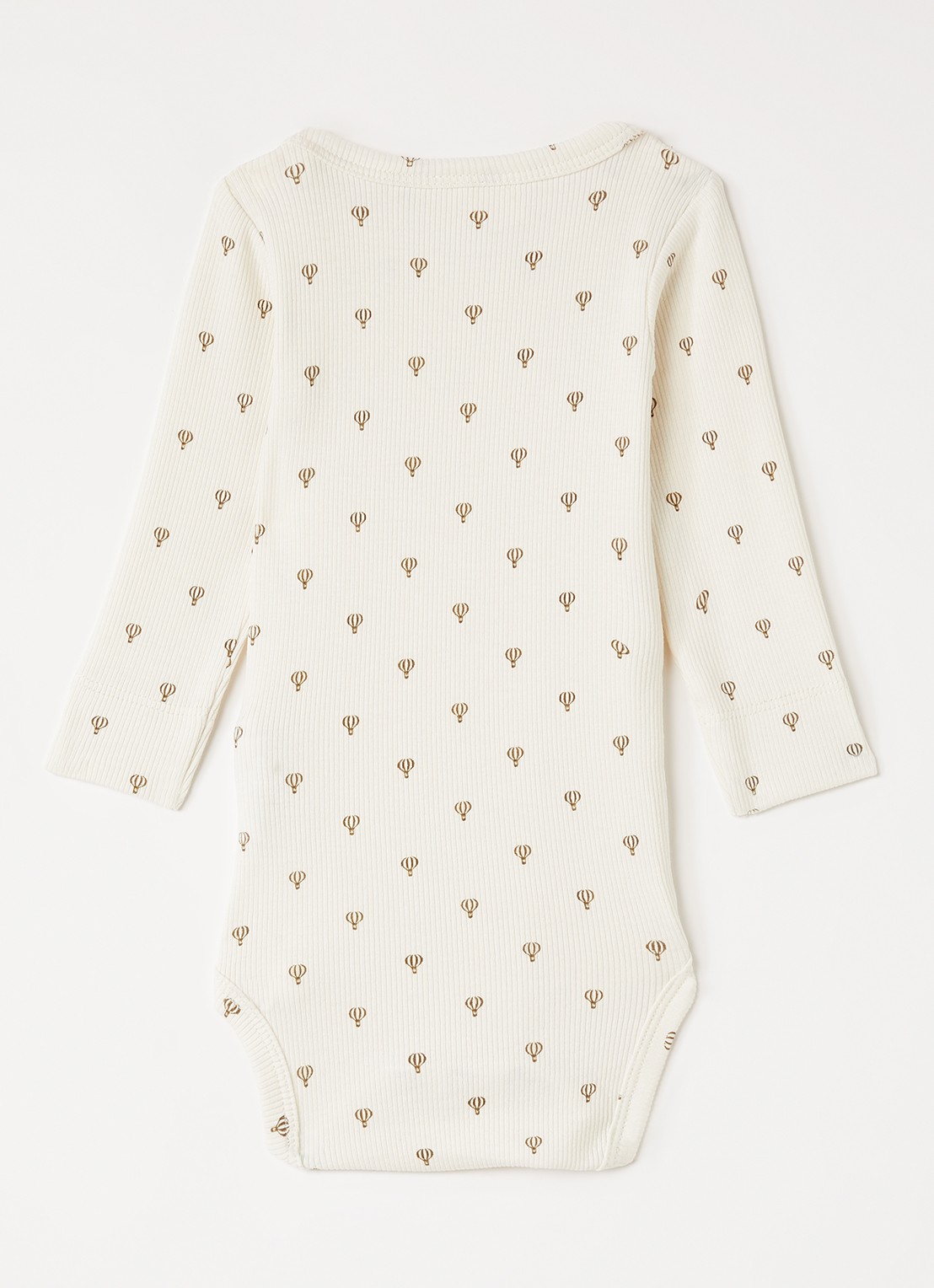 Lil 'Atelier NBNGago Kim romper met print - voorkant 2 gebroken wit