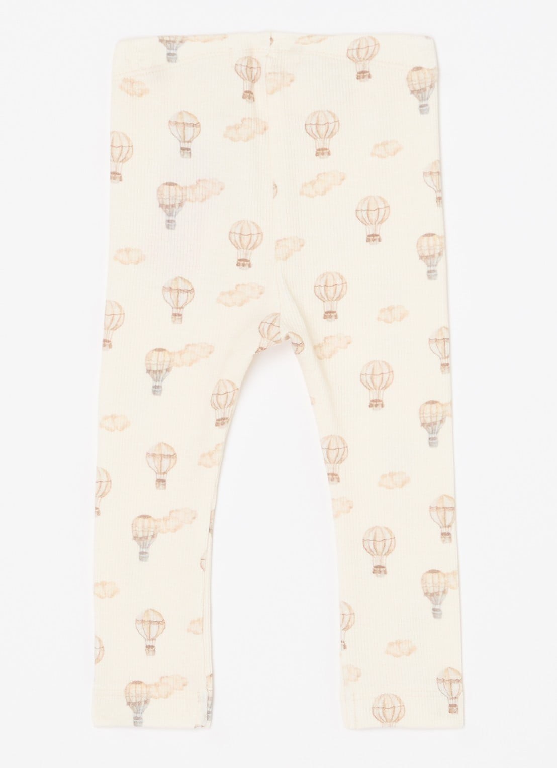 Lil 'Atelier NBNGavo legging in  katoenblend - achterkant beige