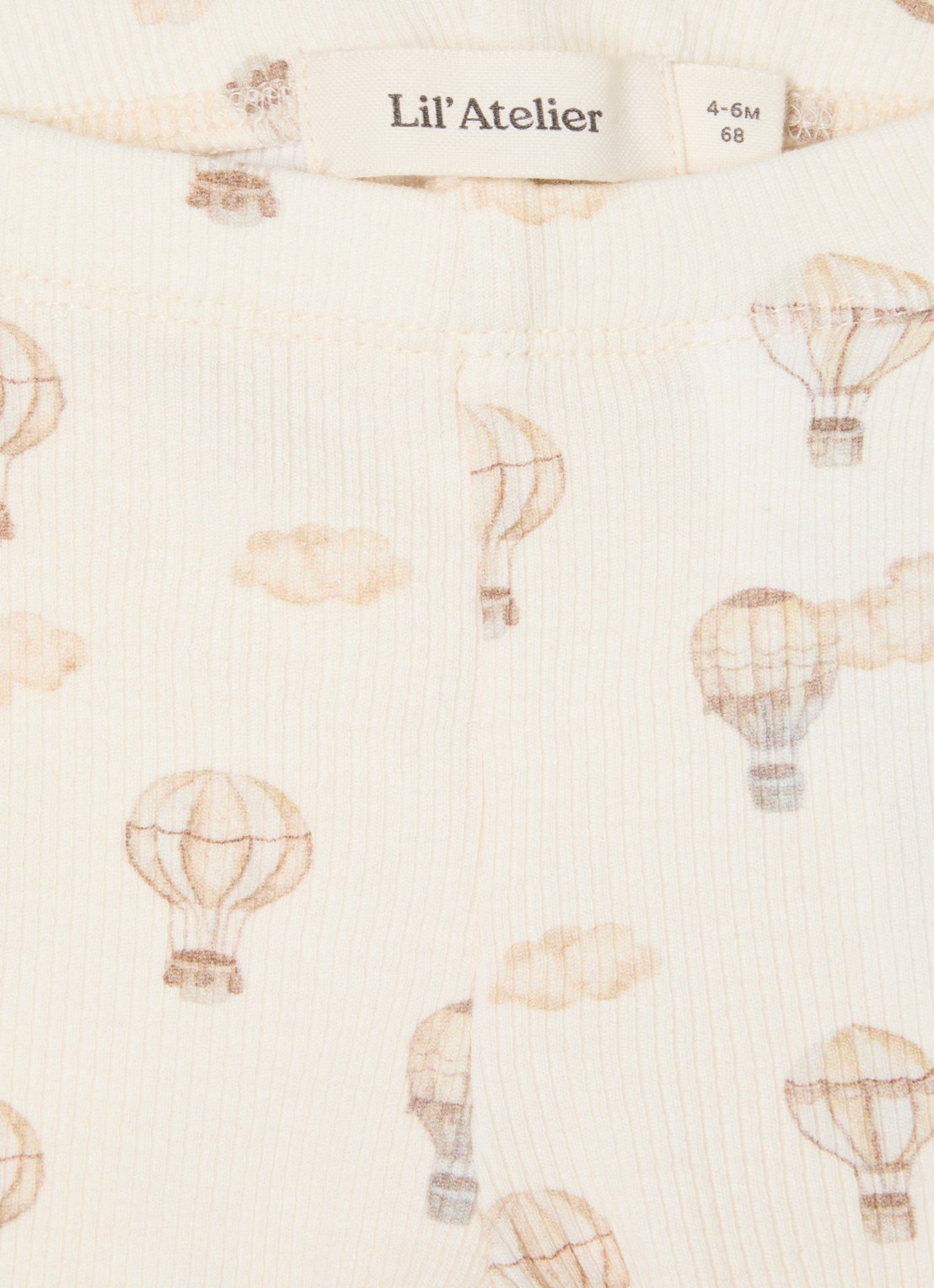 Lil 'Atelier NBNGavo legging in  katoenblend - detail 4 beige