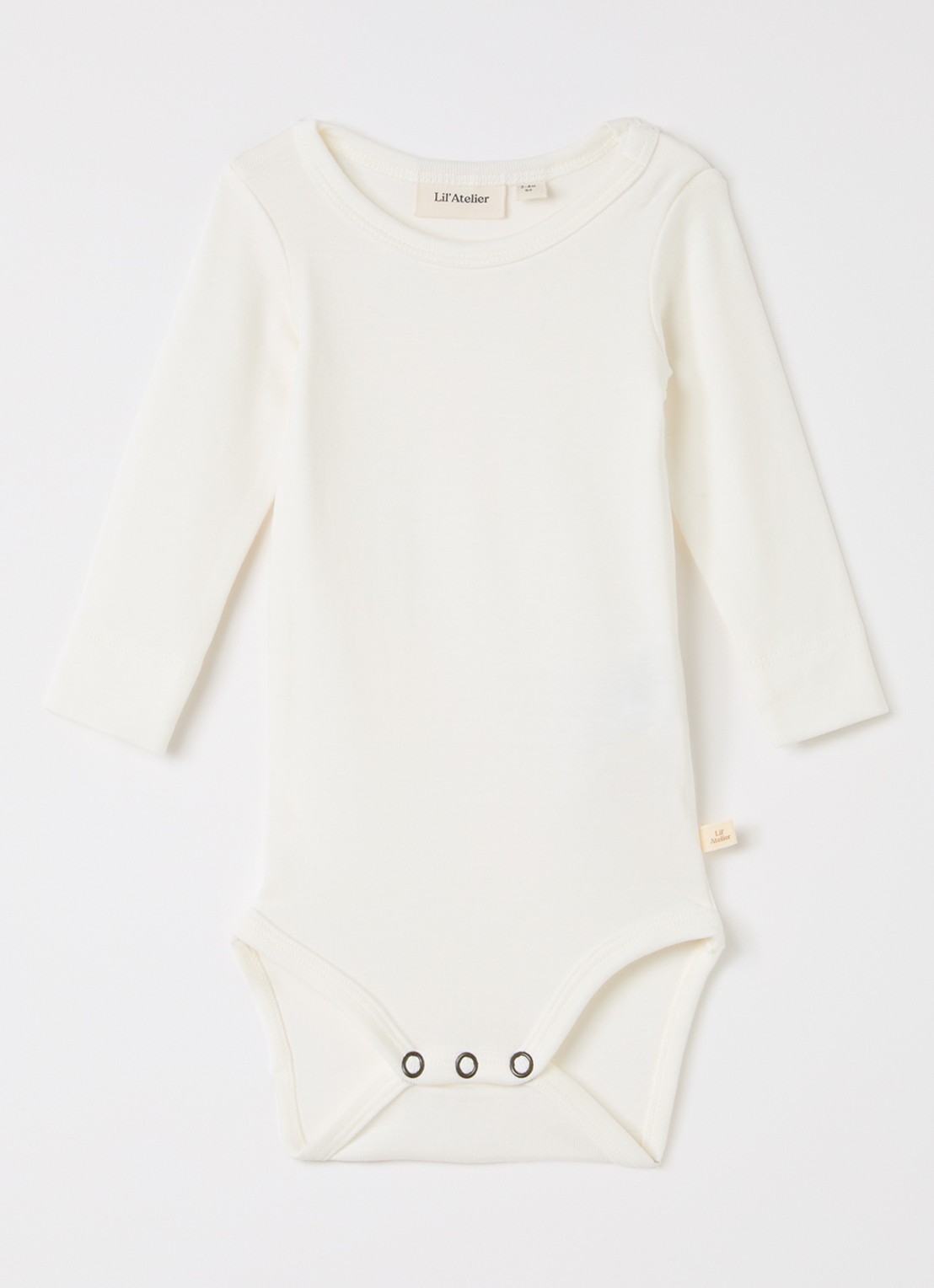 Lil 'Atelier NBNGayo babypak met stretch - voorkant ivoor