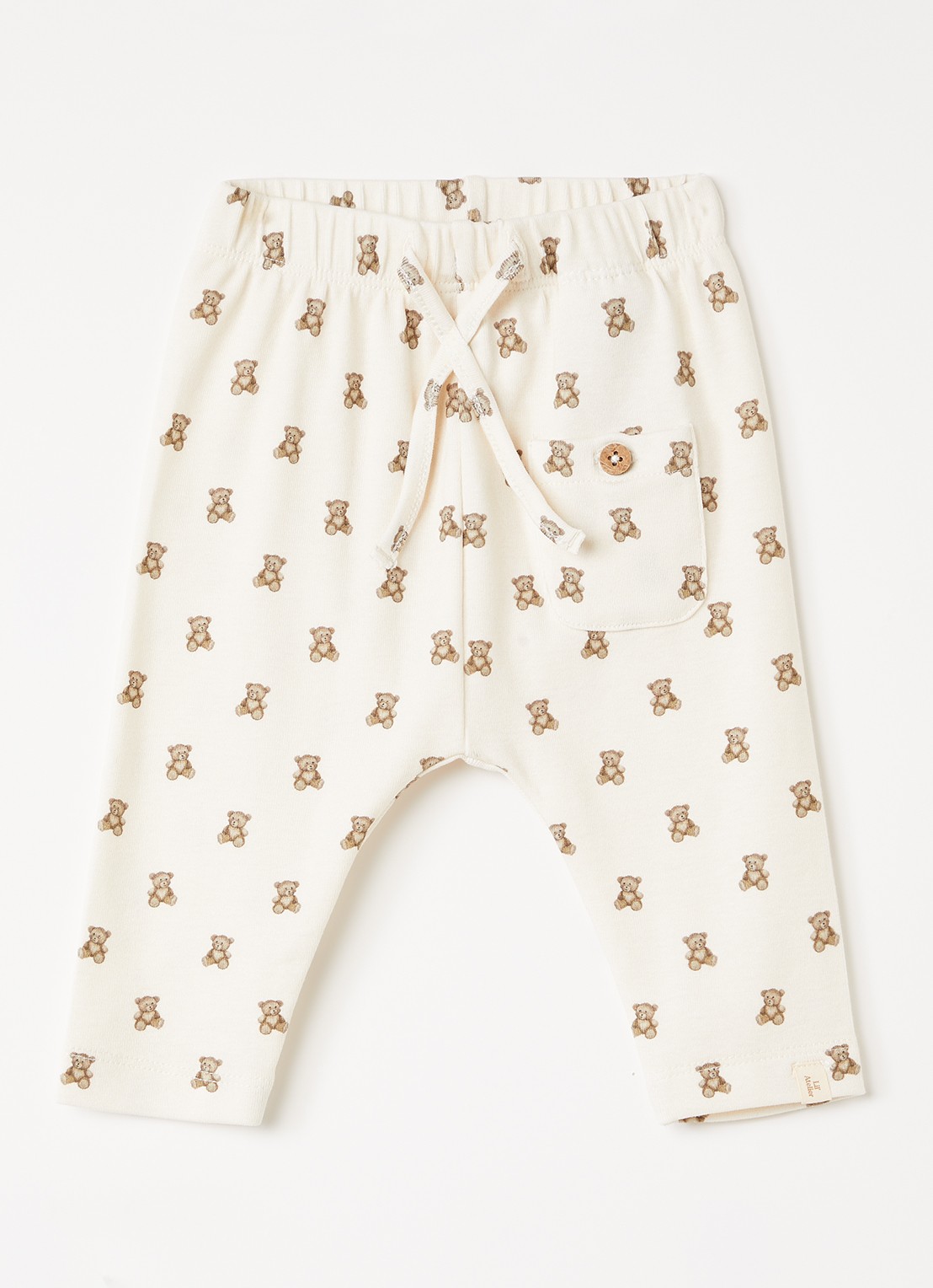 Lil 'Atelier NBNGayo Eli legging  - voorkant creme
