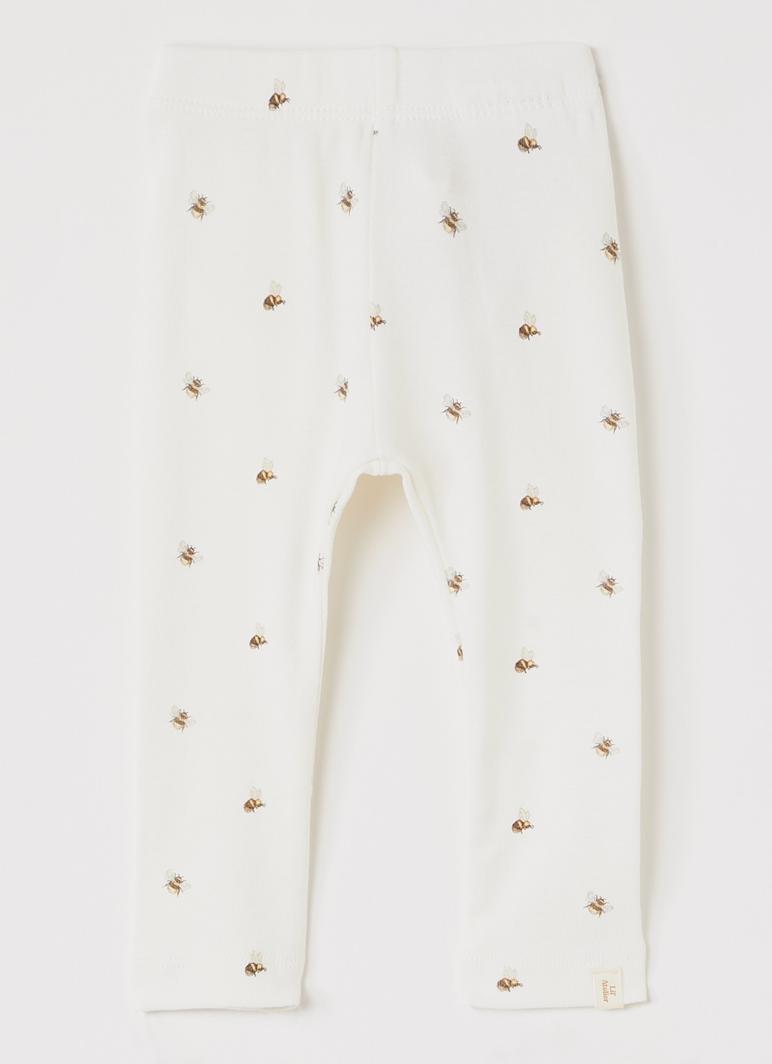 Lil 'Atelier NBNGayo legging met print - voorkant 2 ivoor