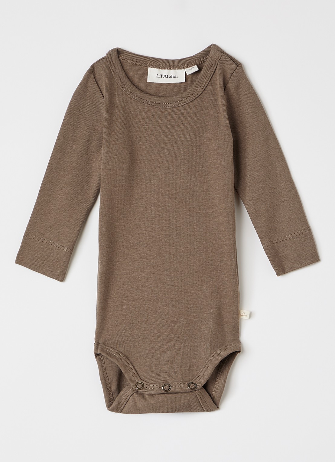Lil 'Atelier NBNGayo romper met ronde hals - voorkant 2 zand