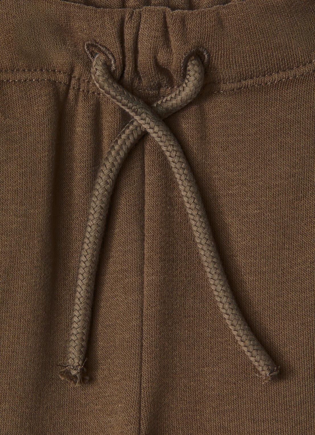 Lil 'Atelier NBNIlondon tapered fit joggingbroek met steekzakken - detail 3 lichtbruin