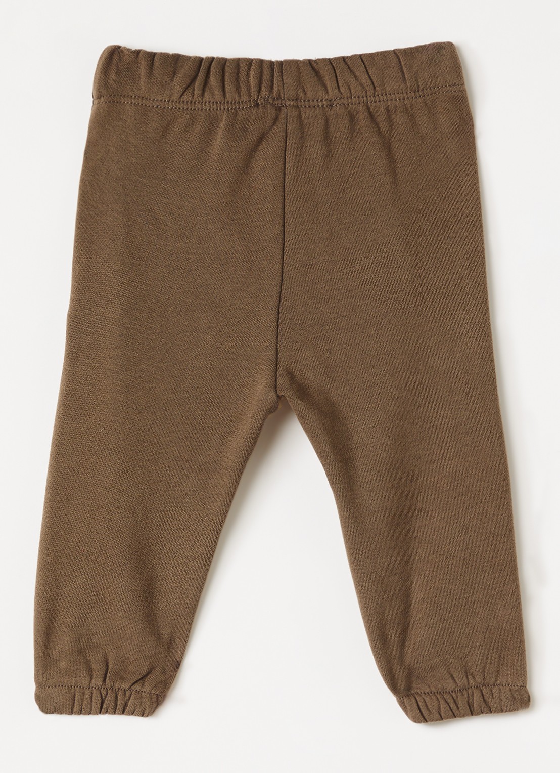 Lil 'Atelier NBNIlondon tapered fit joggingbroek met steekzakken - voorkant 2 lichtbruin