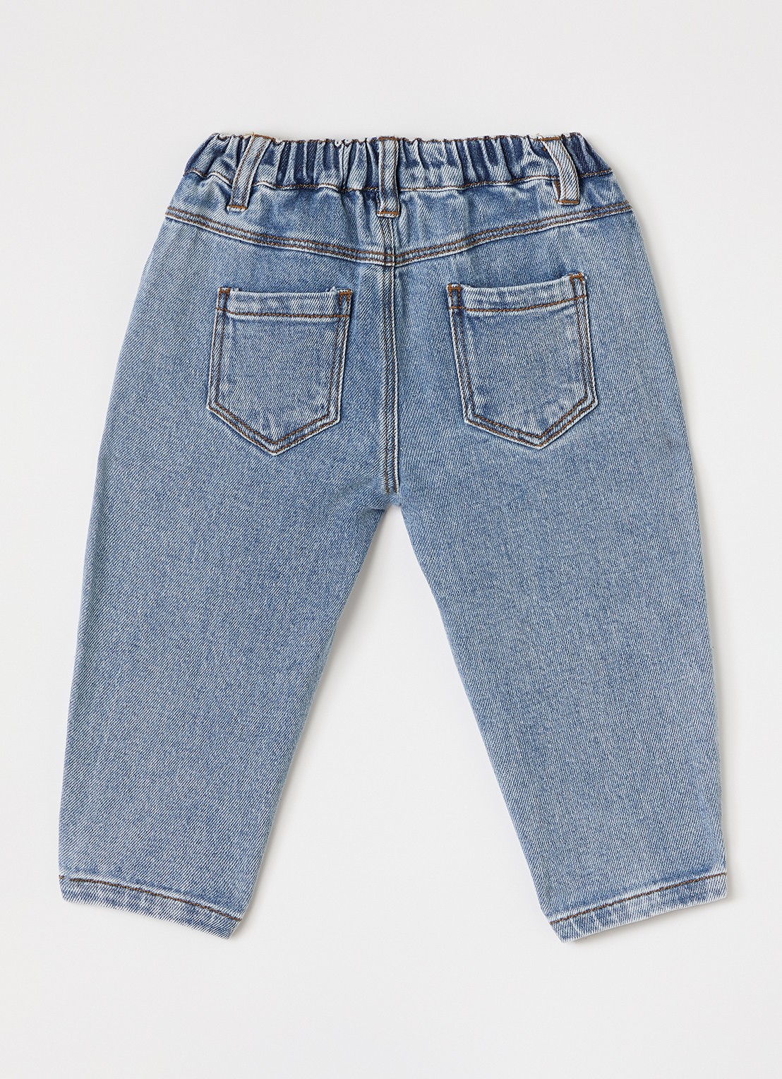 Lil 'Atelier NBNKarole loose fit jeans - voorkant 2 indigo