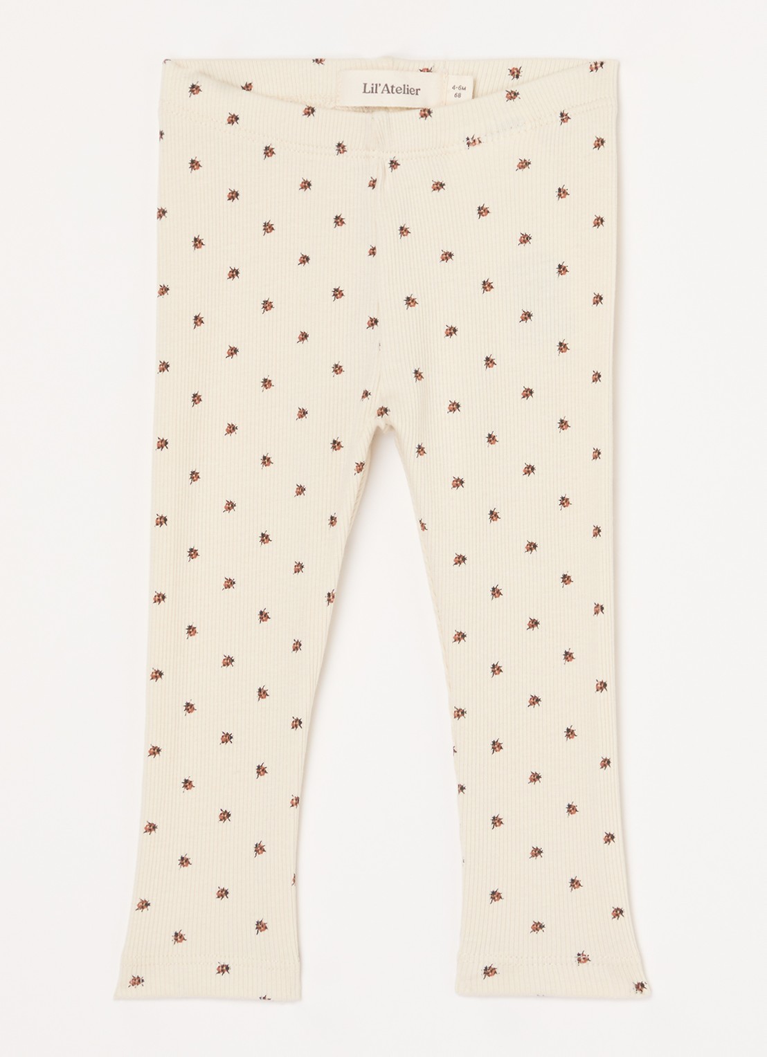 Lil 'Atelier NBNLago legging met print - voorkant 2 creme