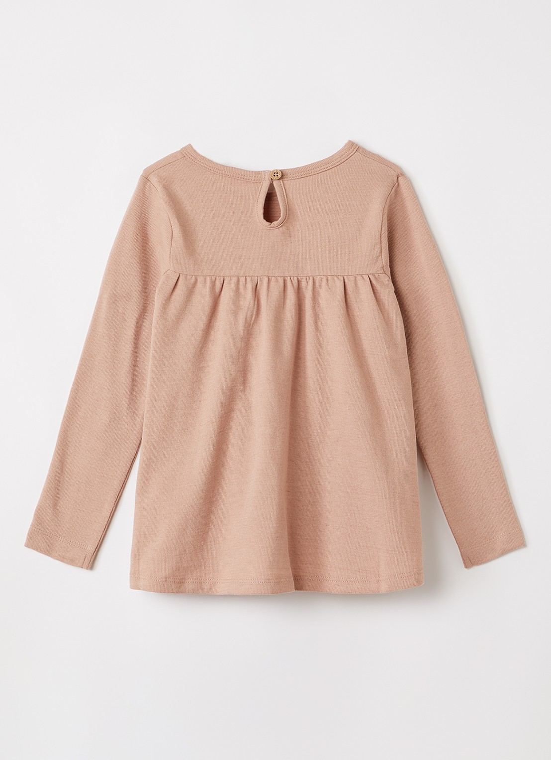 Lil 'Atelier NMFBerry tuniek met ronde hals - voorkant 3 zalmroze