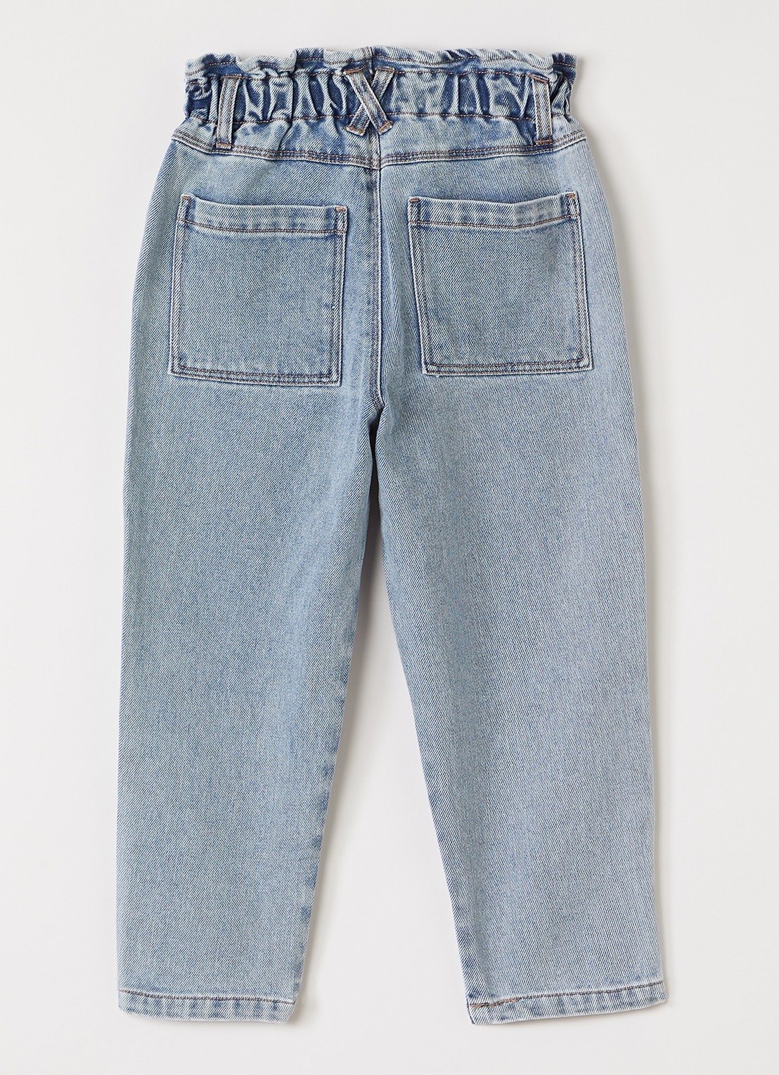 Lil 'Atelier NMFDarlee straight leg jeans - voorkant 2 indigo