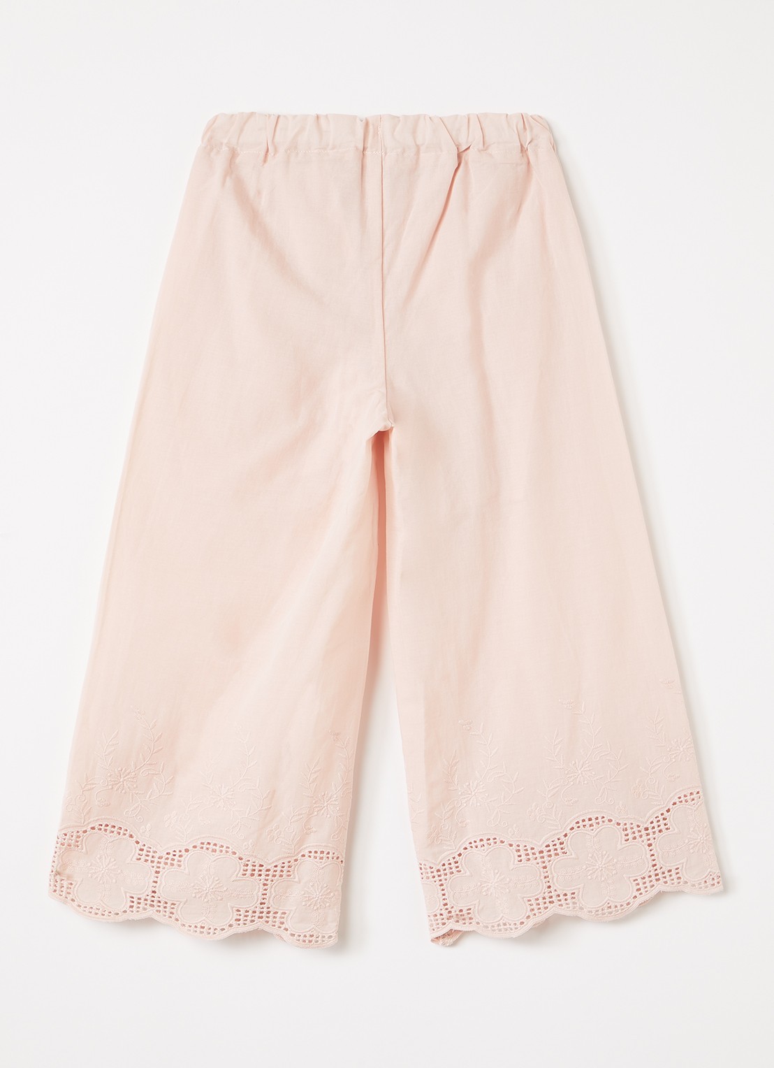 Lil 'Atelier NMFDayna wide fit broek - voorkant 3 oudroze