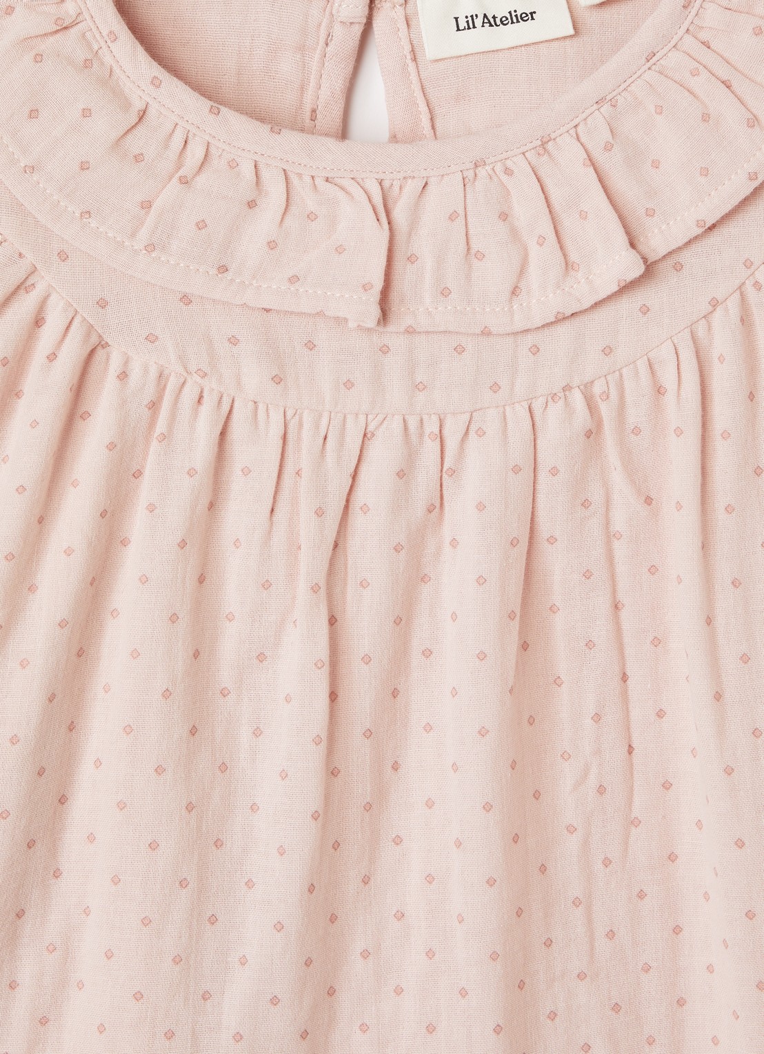Lil 'Atelier NMFDembe tuniek met print - detail oudroze