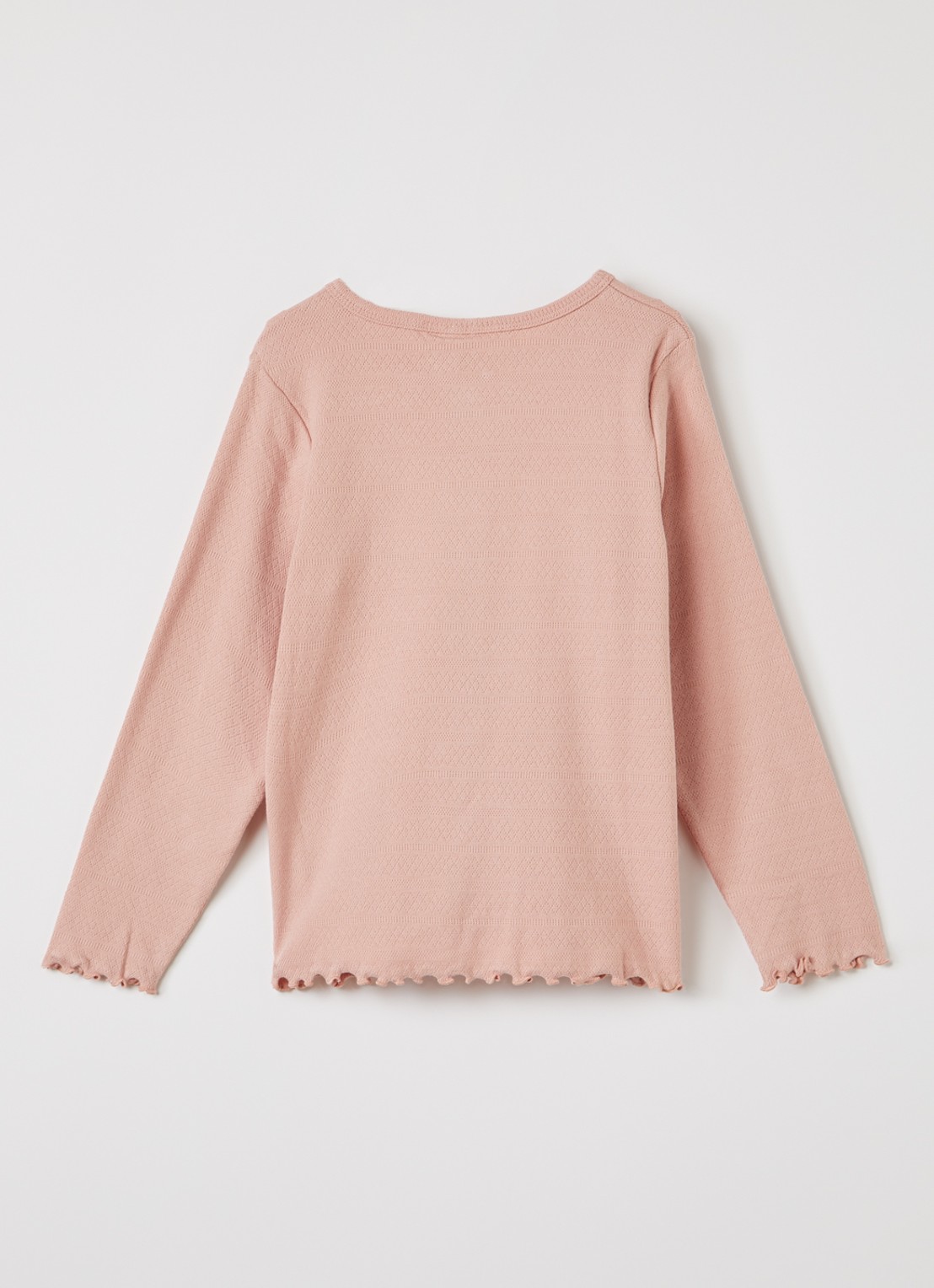 Lil 'Atelier NMFDimia vest met geschulpte zoom - achterkant 3 oudroze