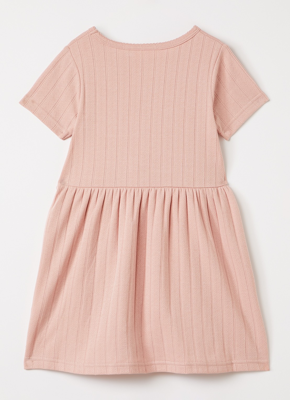 Lil 'Atelier NMFFalina jurk - voorkant 2 zalmroze