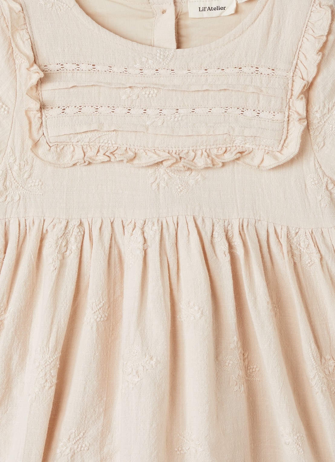 Lil 'Atelier NMFFeronia tuniekjurk  - detail creme